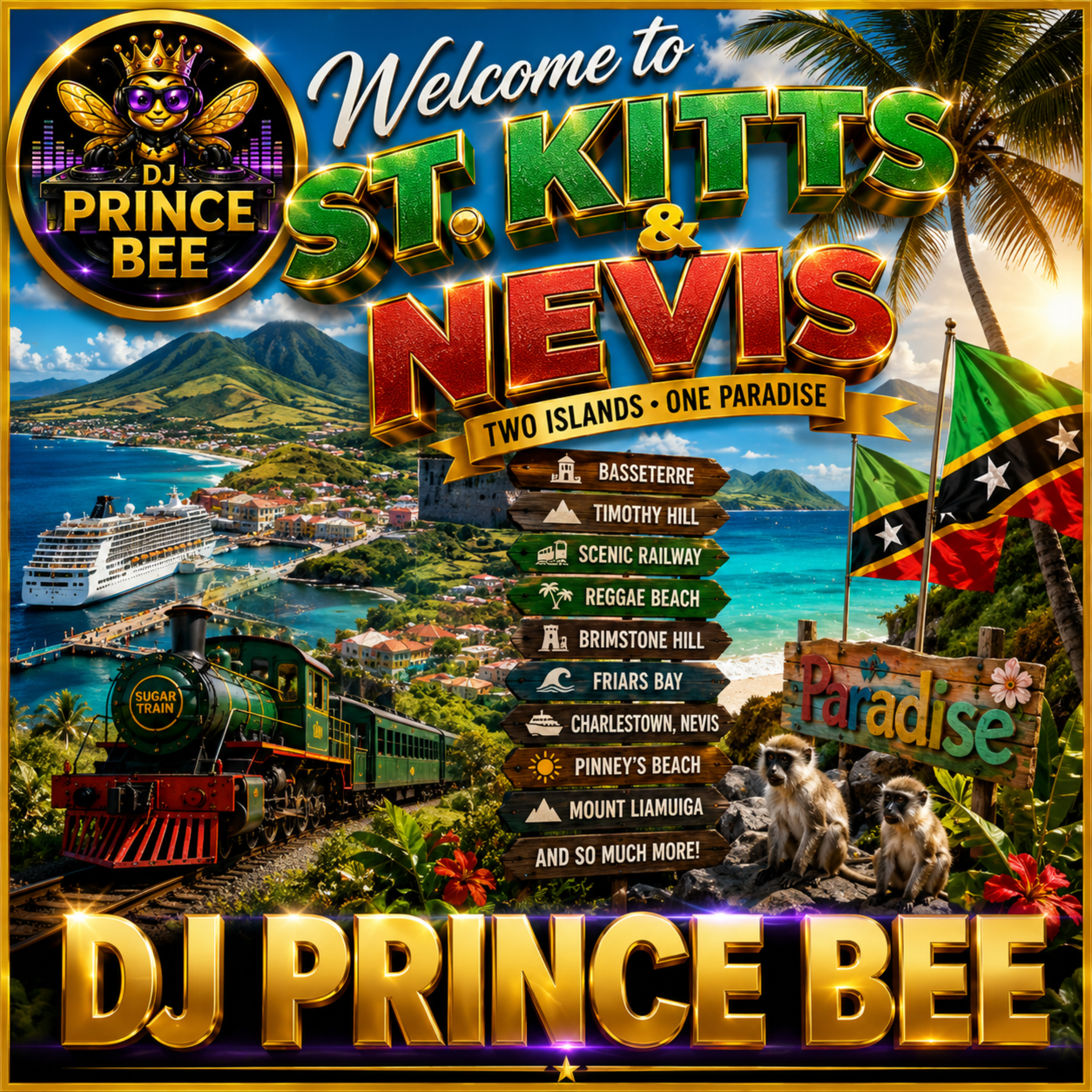 Welcome To St Kitts And Nevis by DJ PRINCE BEE cover art