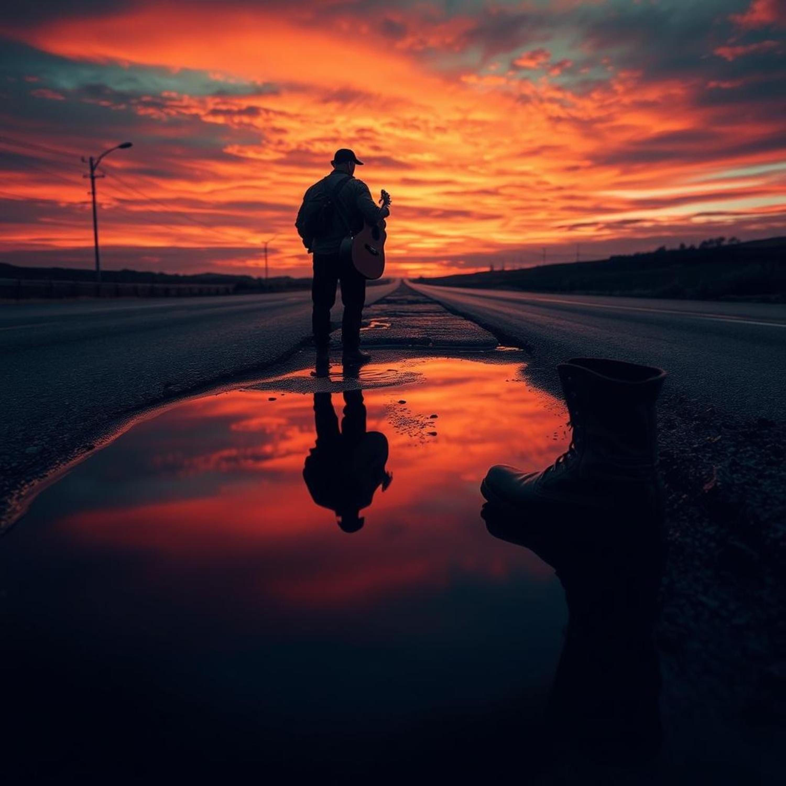 Roads of fire. artwork