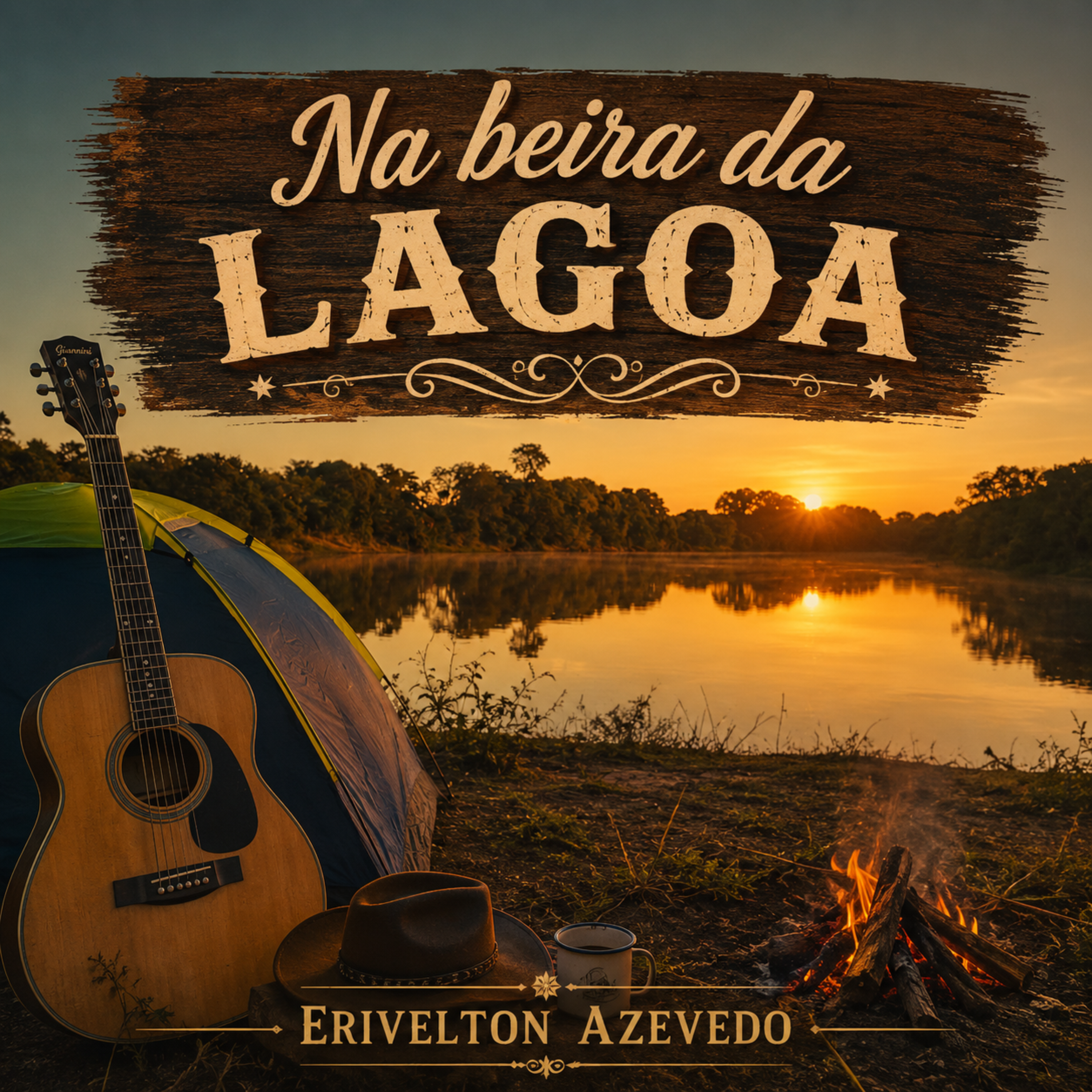 Na beira da lagoa by Erivelton Azevedo cover art