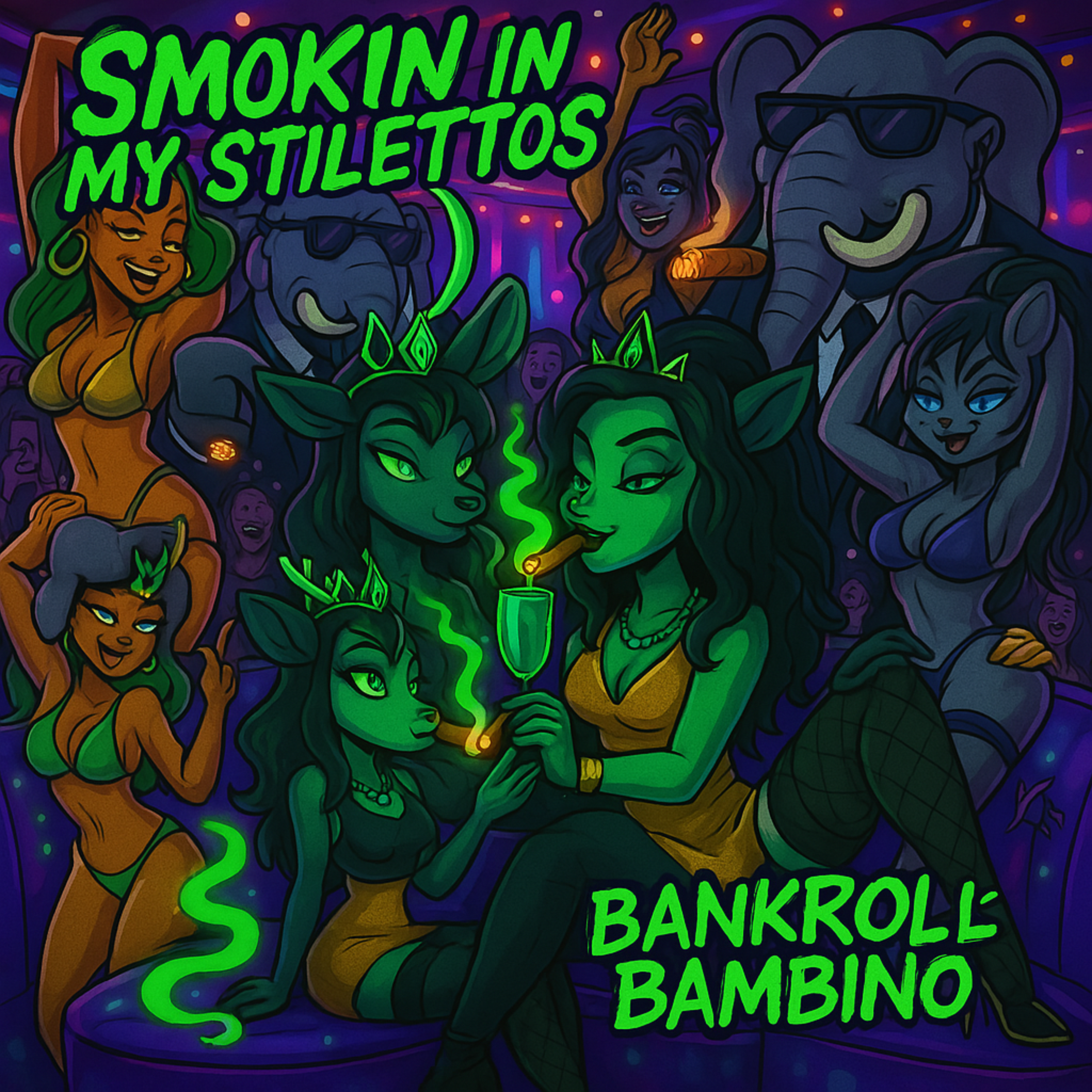 Smokin in my Stilettos artwork