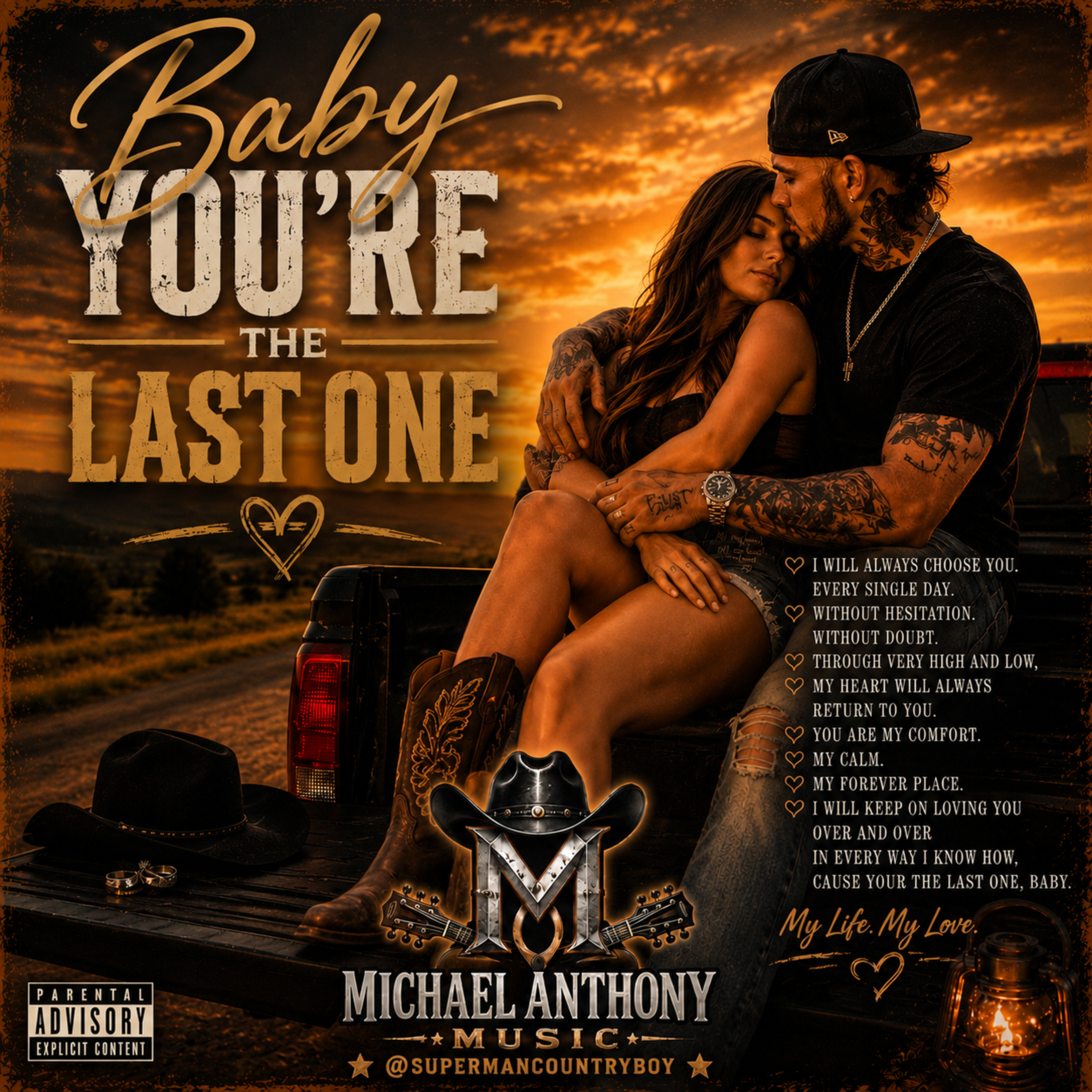Baby, You’re The Last One by Michael Anthony SupermanCountryboy cover art