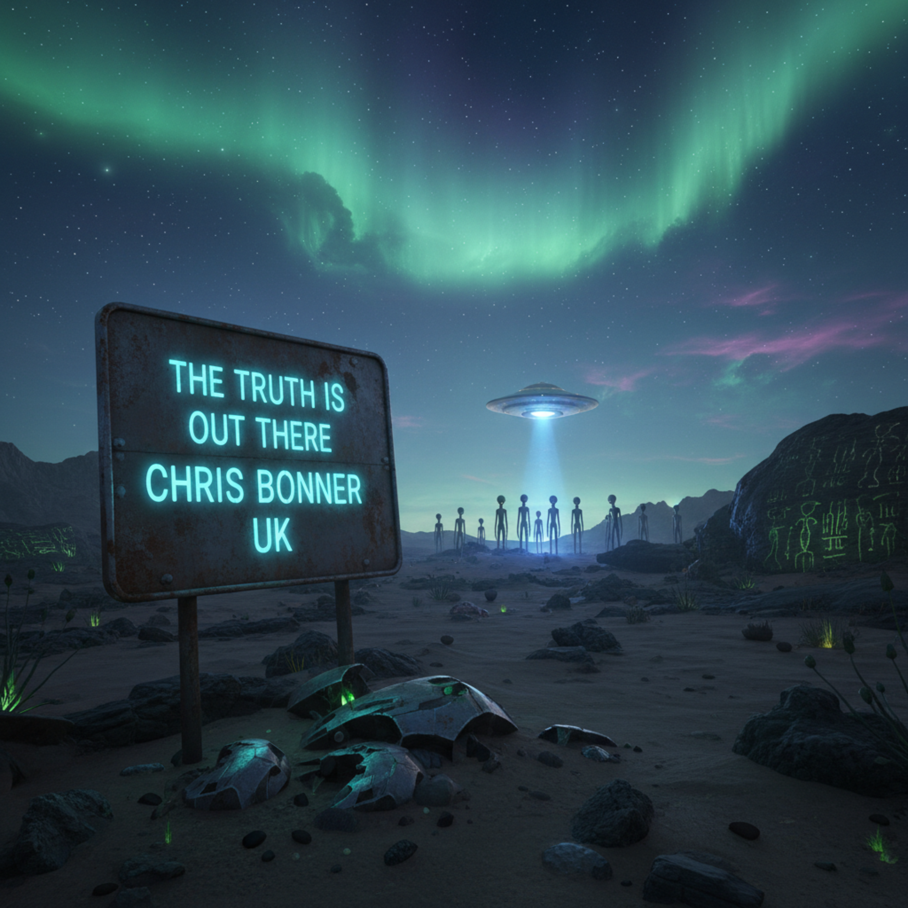 The Truth Is Out There by Chris Bonner UK cover art