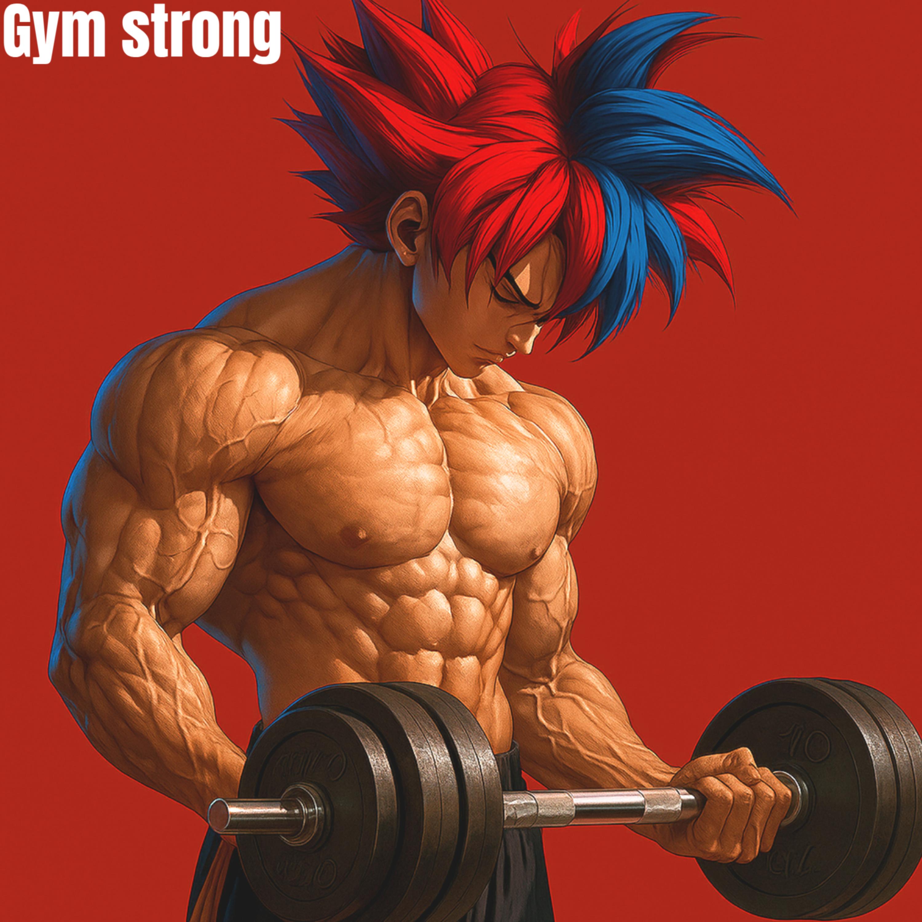 Gym strong artwork