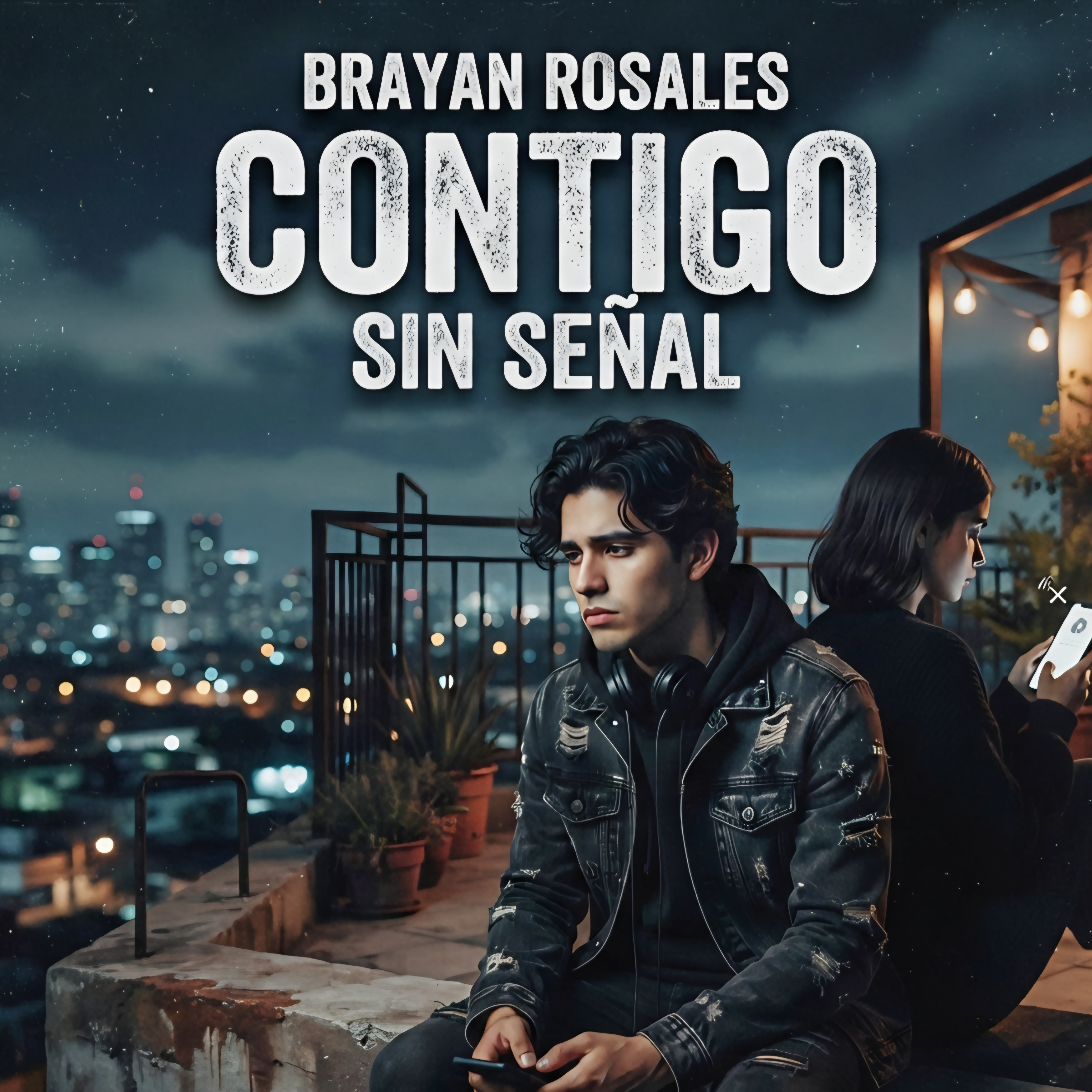 Contigo sin señal by Brayan Rosales cover art