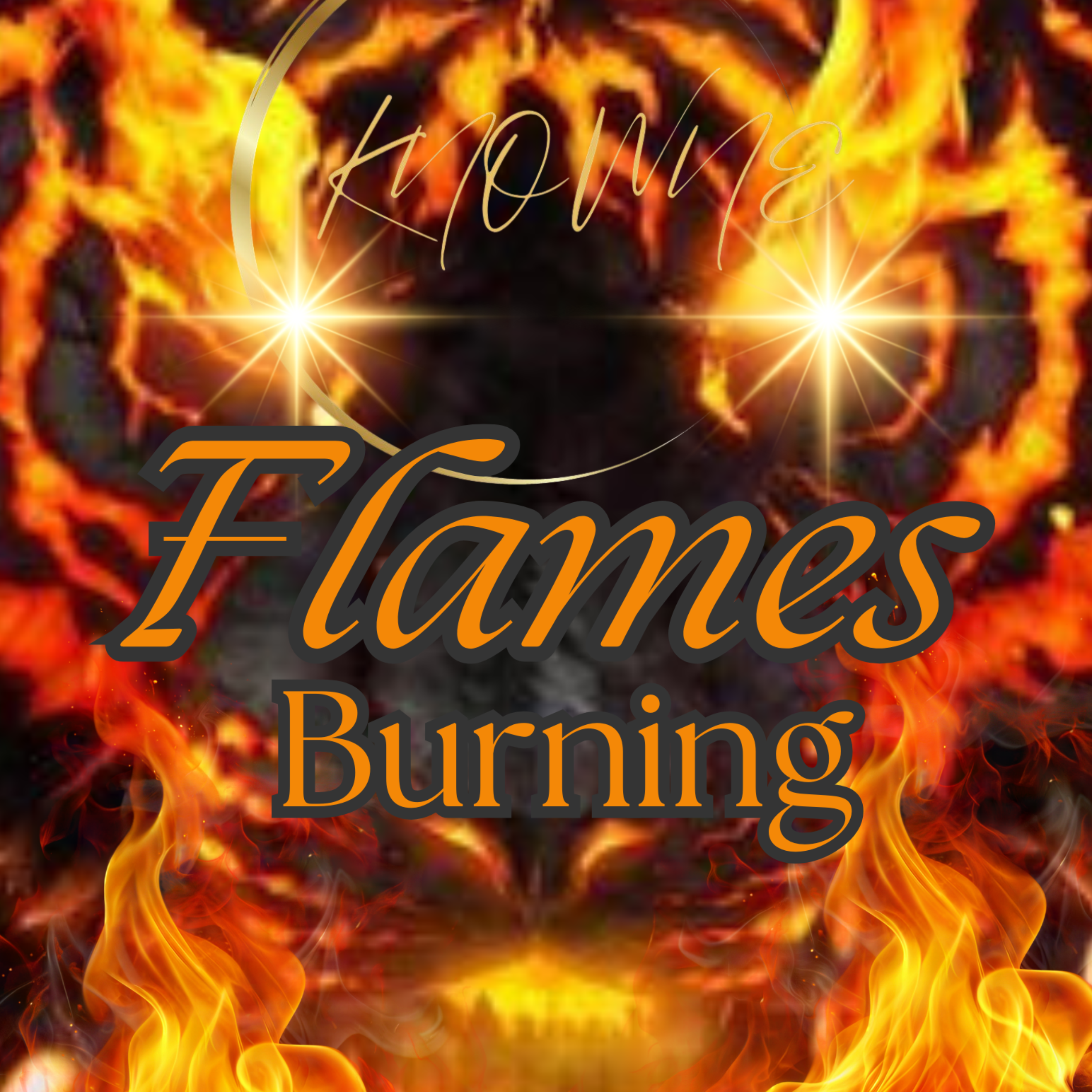 Flames burning by KNOWME cover art