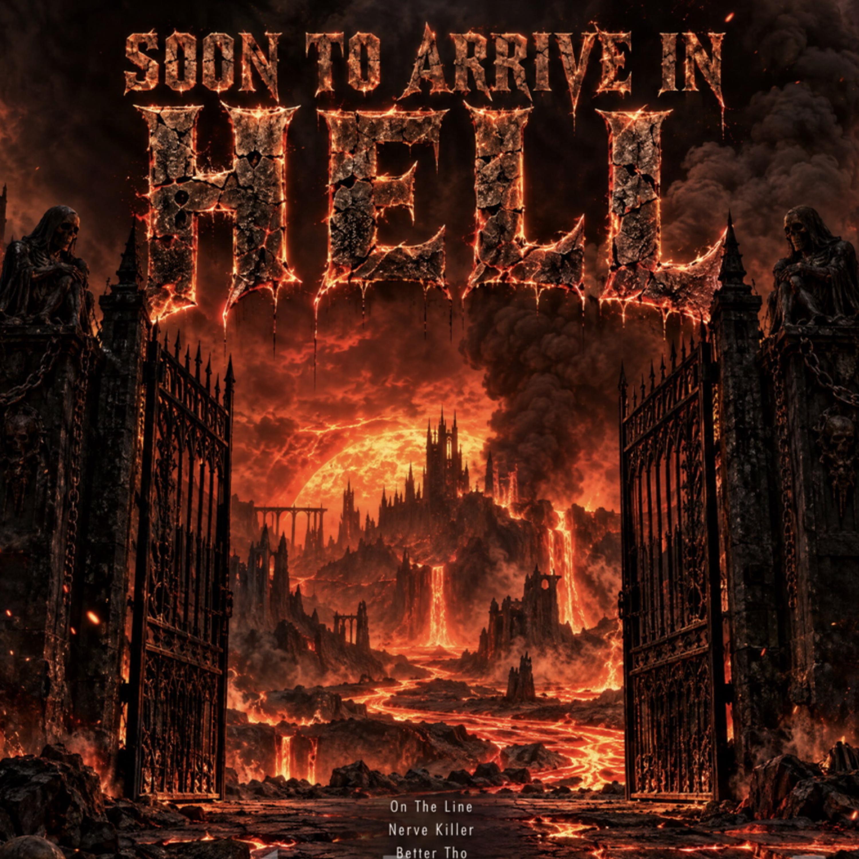SOON TO ARRIVE IN HELL by Juco100it cover art
