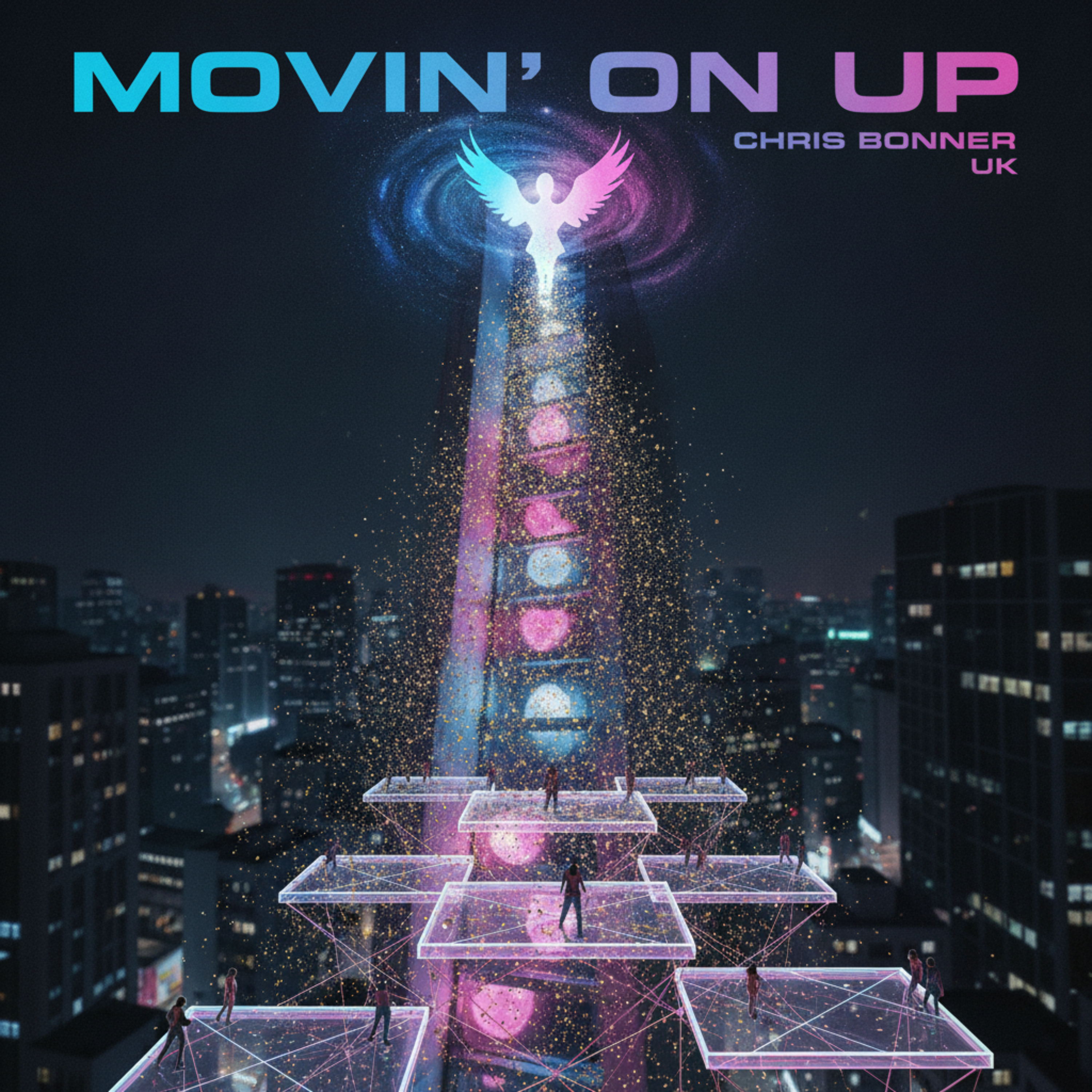 Movin' On Up by Chris Bonner UK cover art