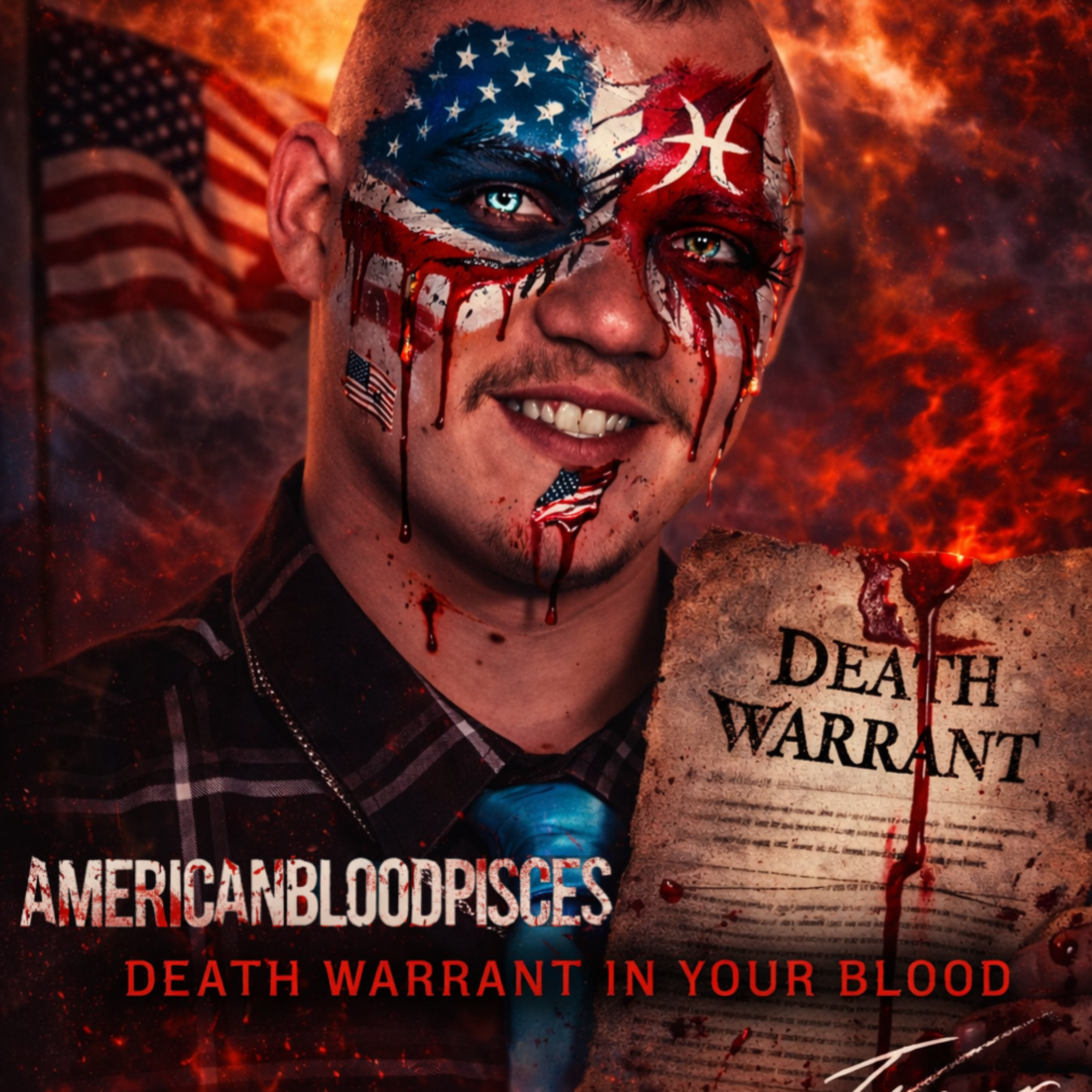Death Warrant in Your Blood artwork