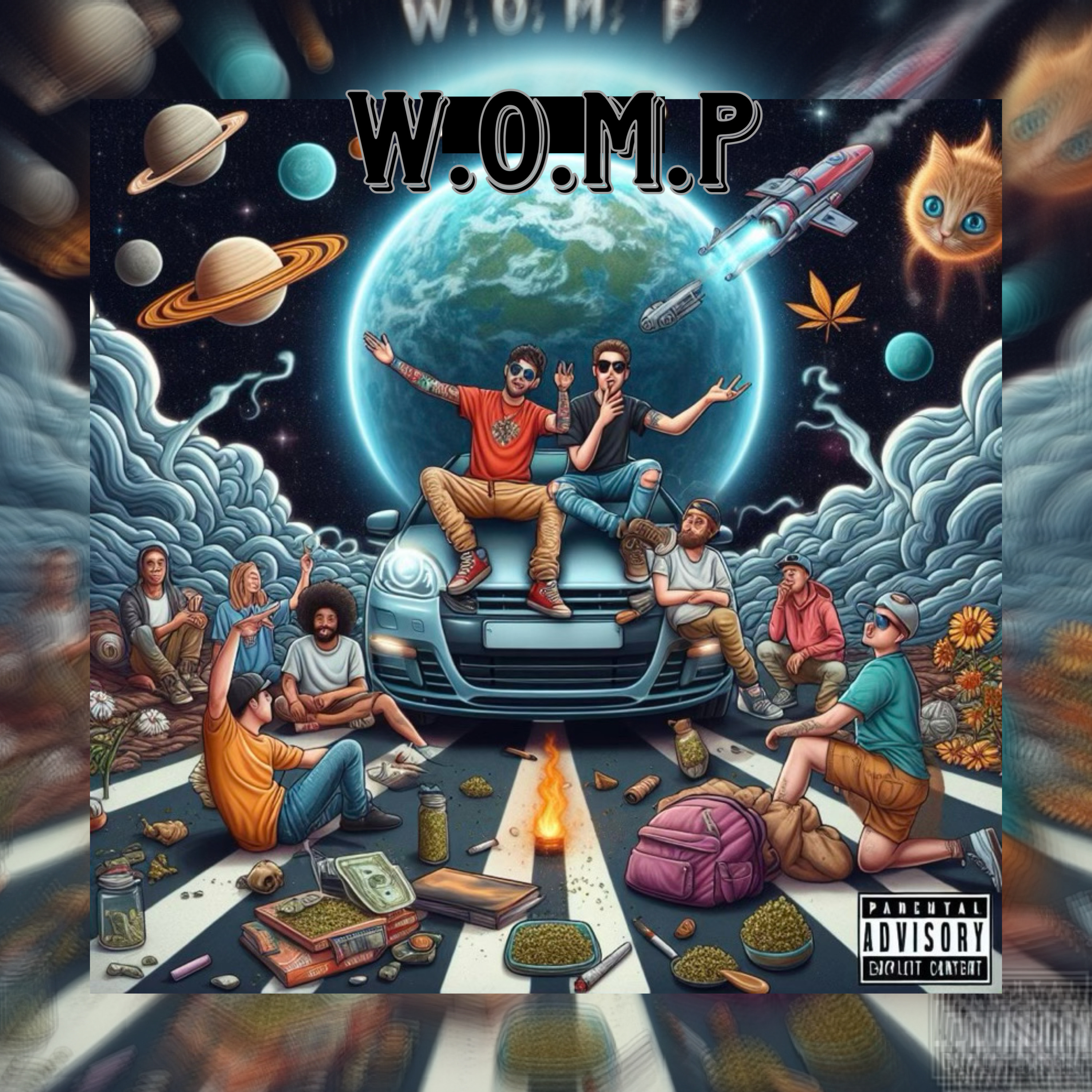 W.O.M.P artwork