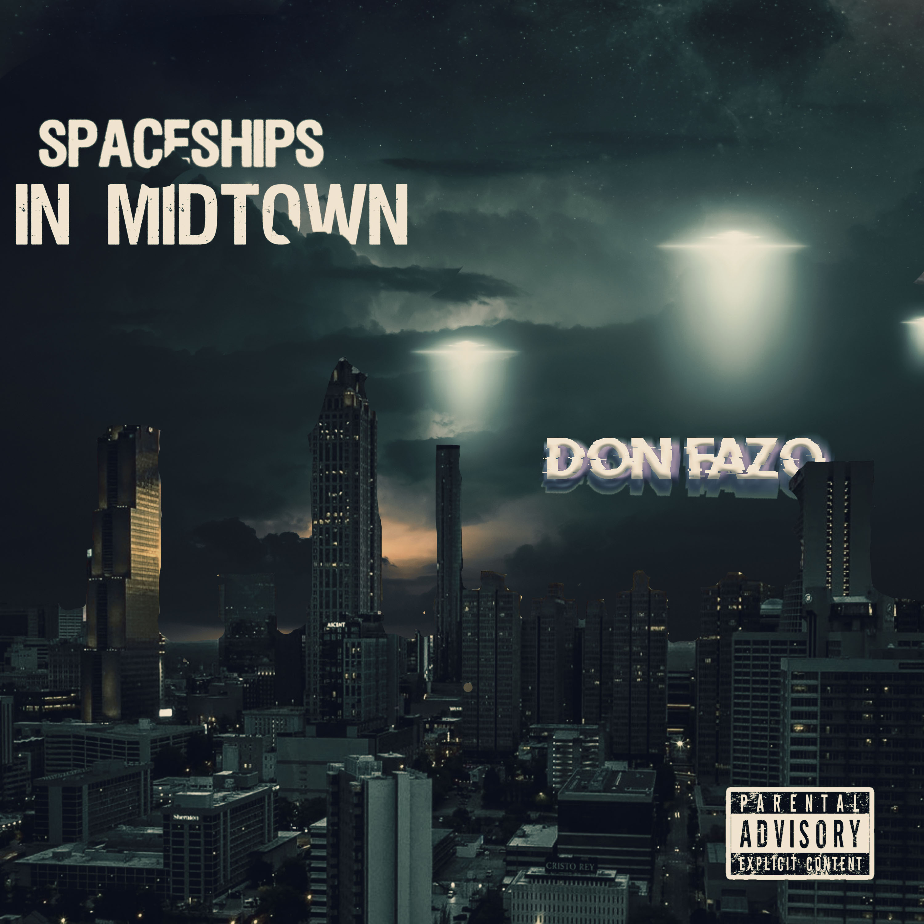 Spaceships In Midtown artwork