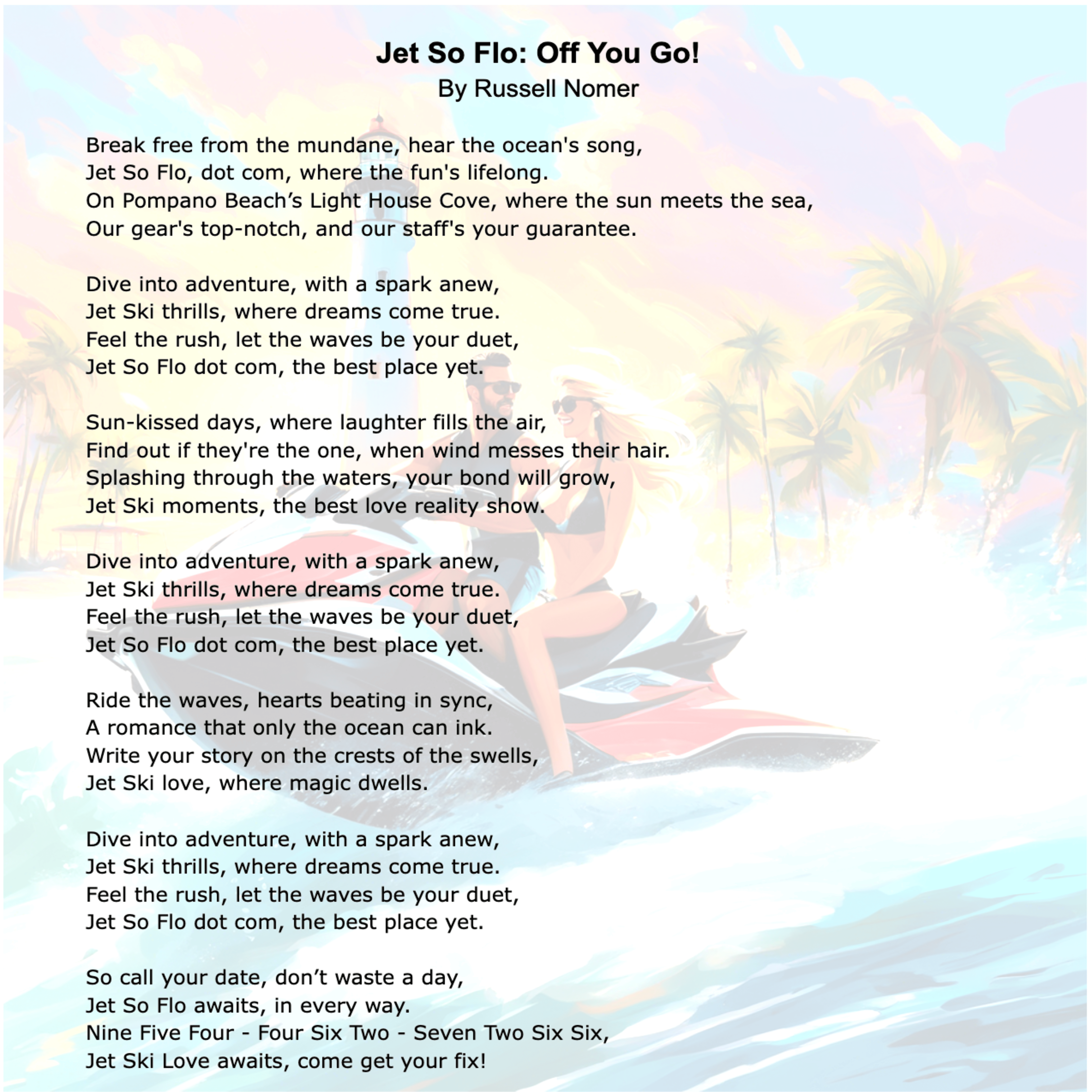 Jet So Flo: Off You Go! artwork