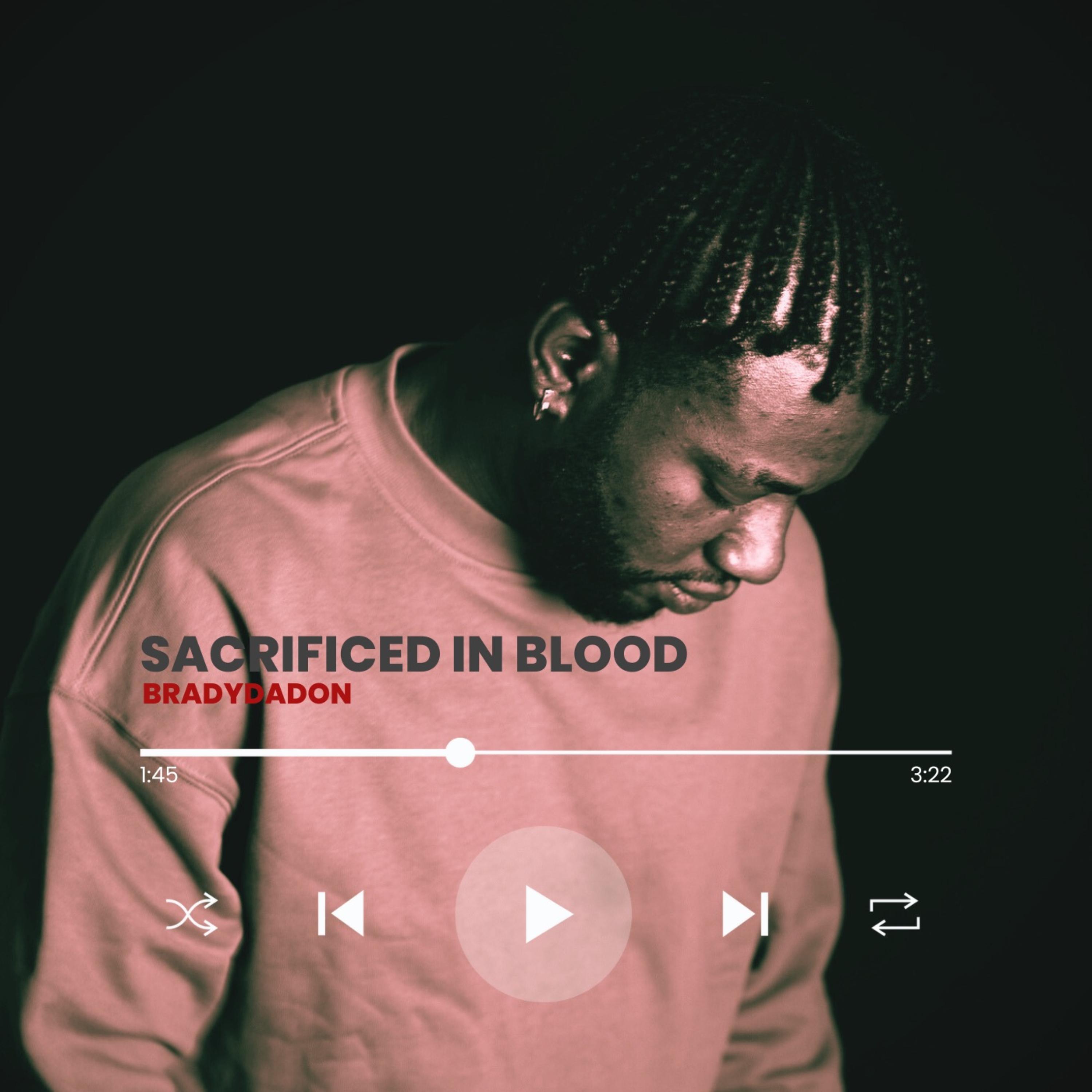 SACRIFICED IN BLOOD artwork