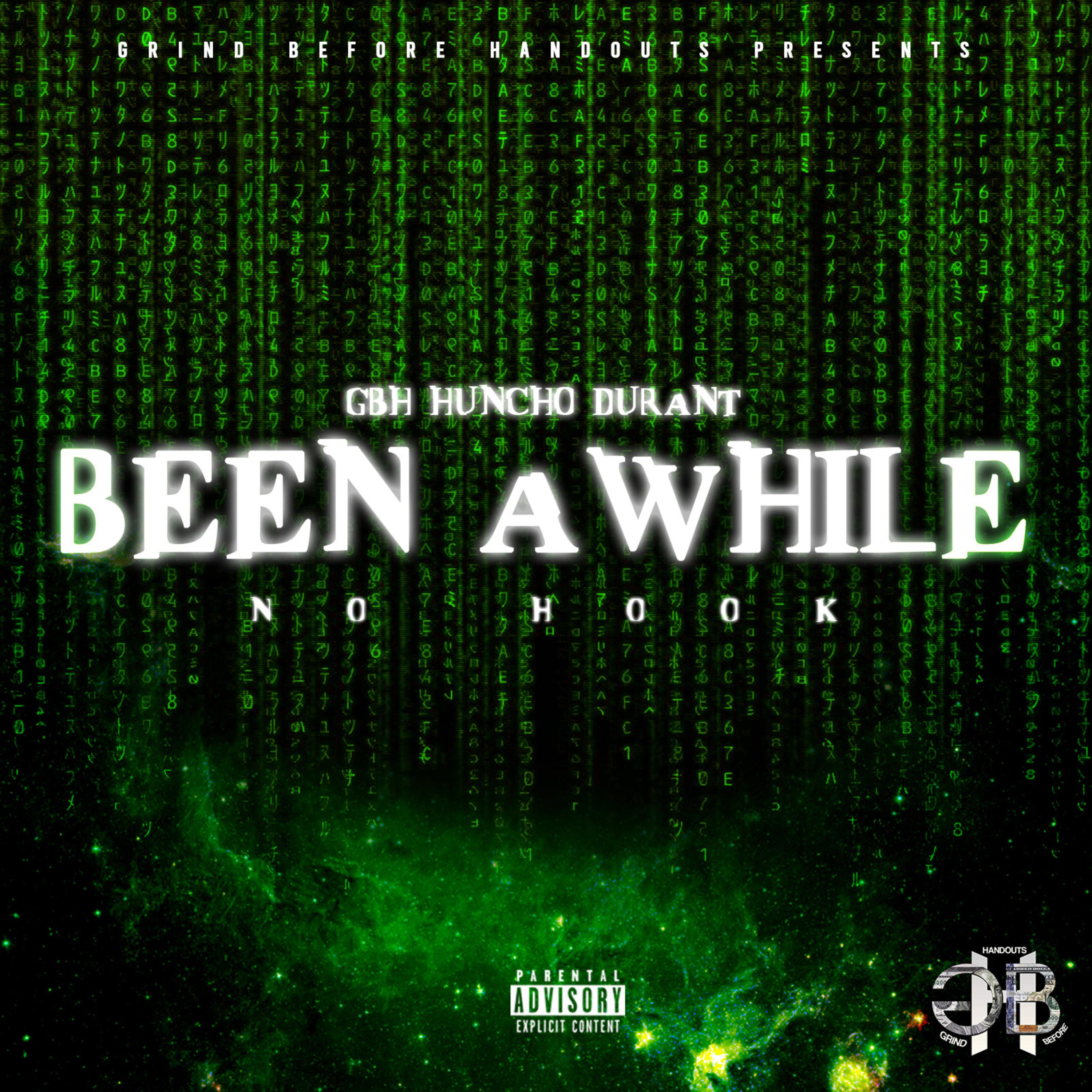 BEEN AWHILE NO HOOK artwork