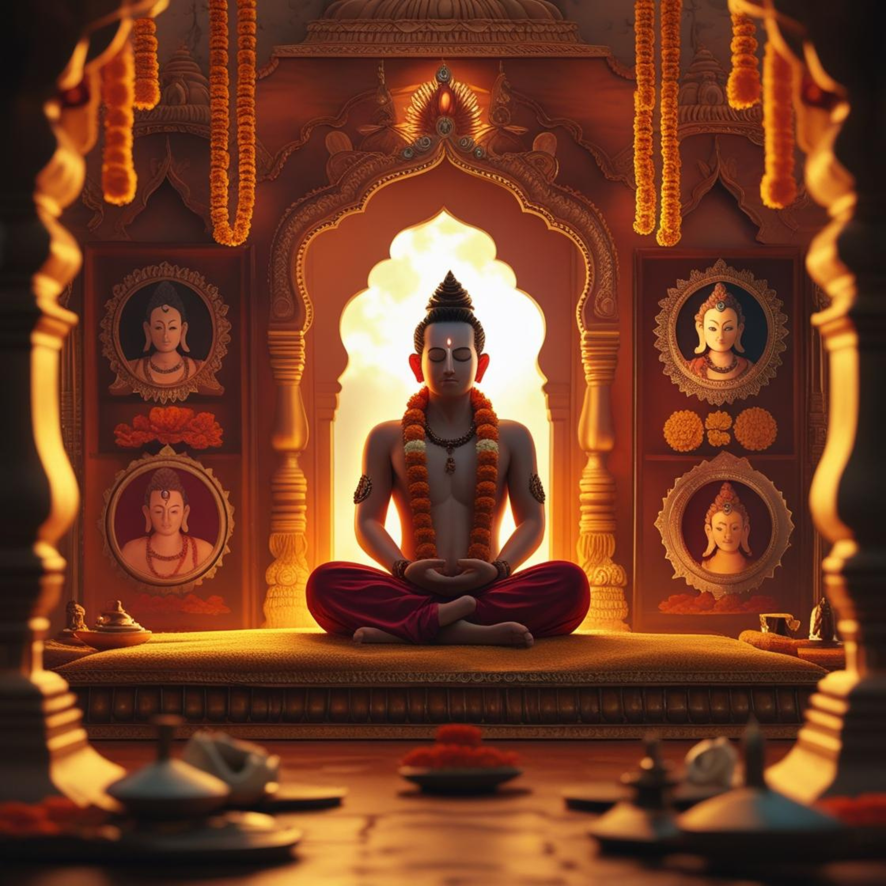Mantras Sagrados do Hinduísmo para Atrair Abundância, Propósito e Conexão Divina artwork