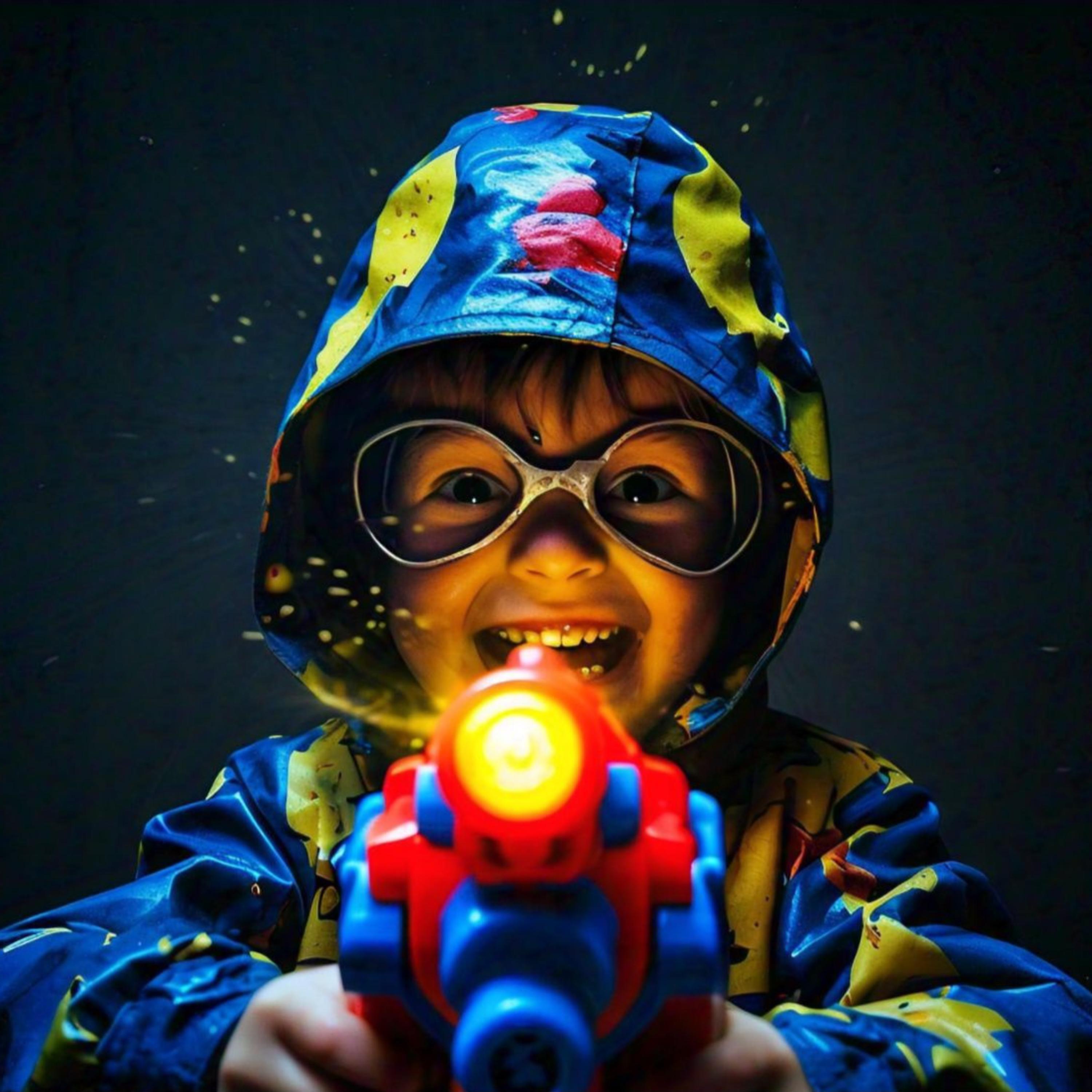 I have a toy gun artwork