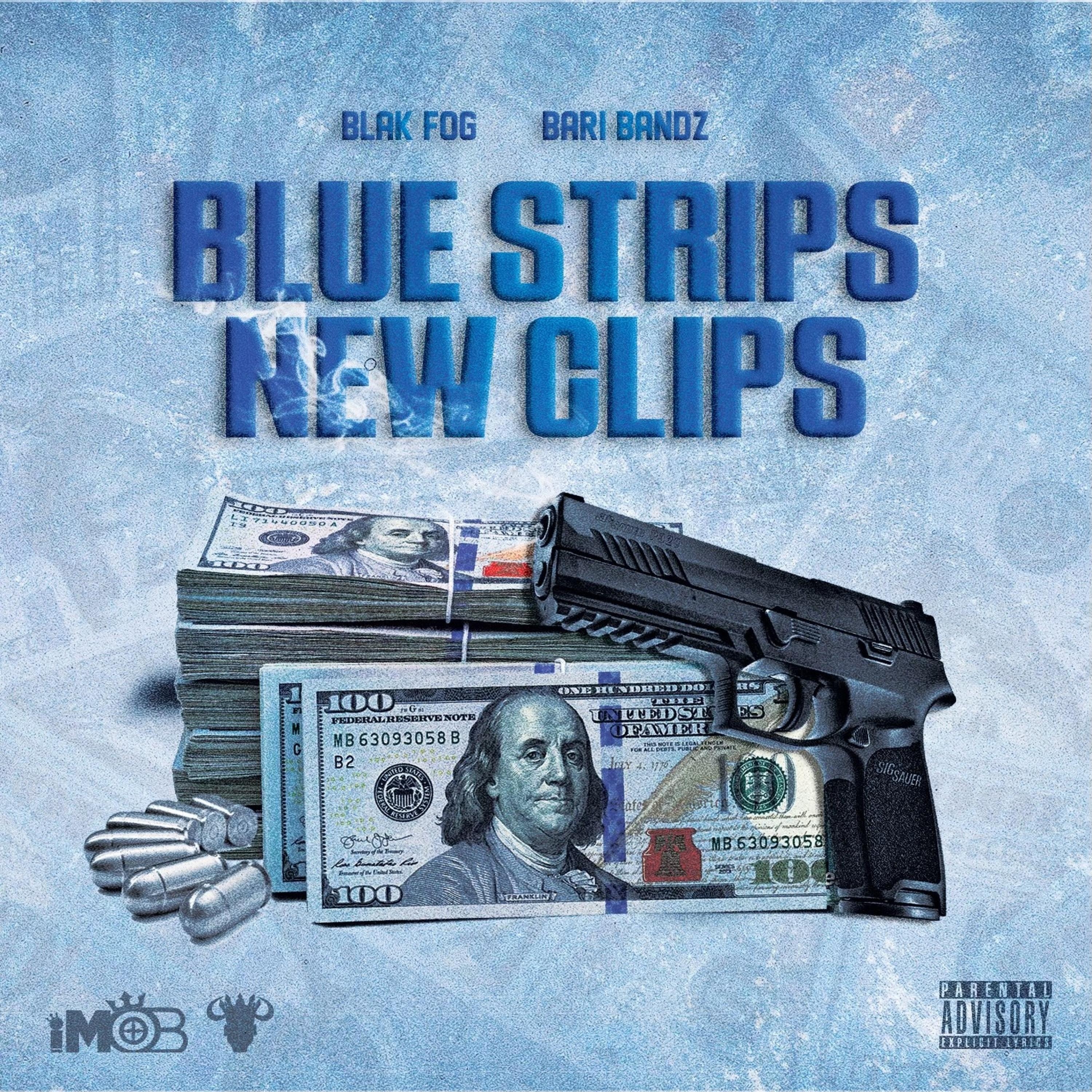 Blue Strips New Clips artwork
