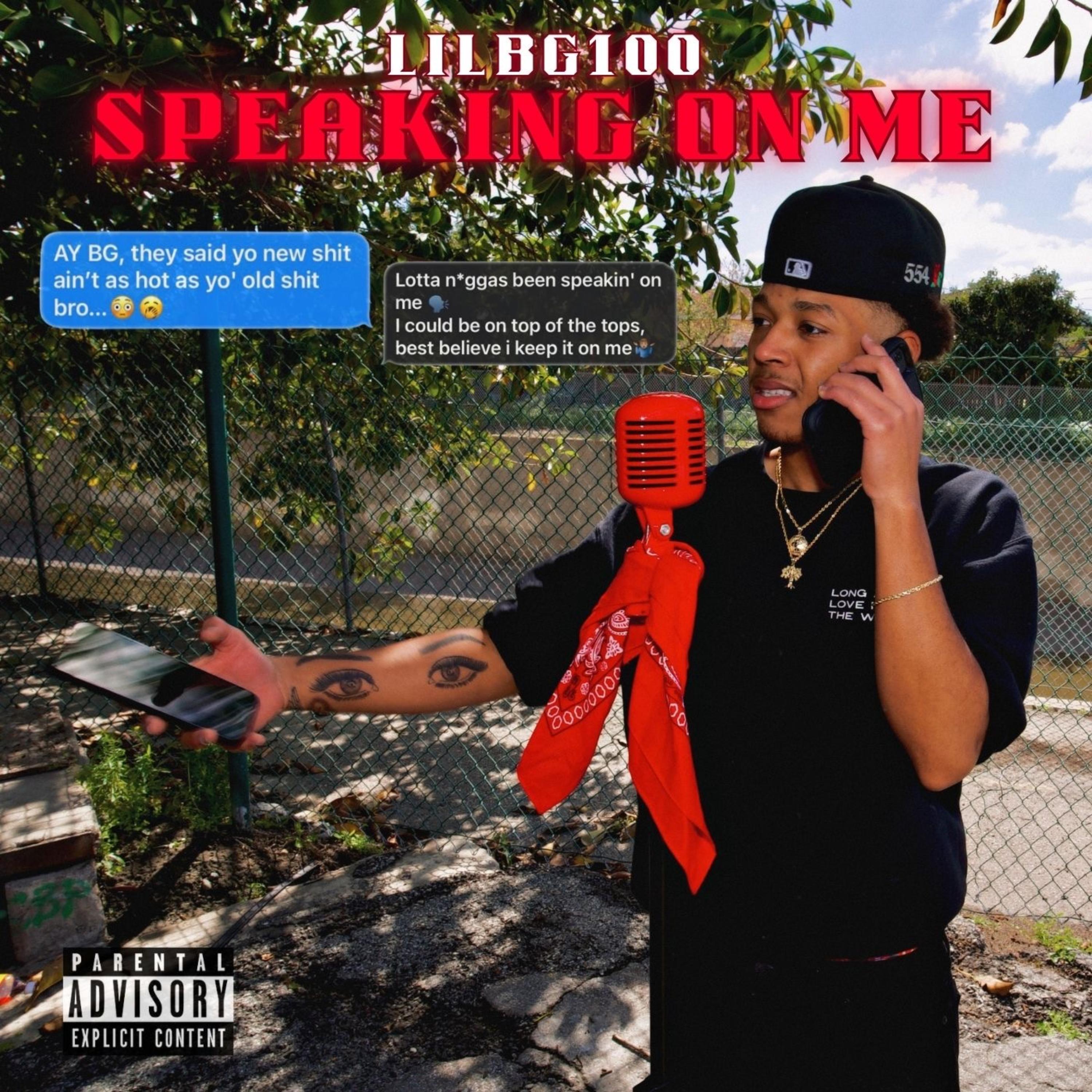 Speaking On Me by BG 100 cover art