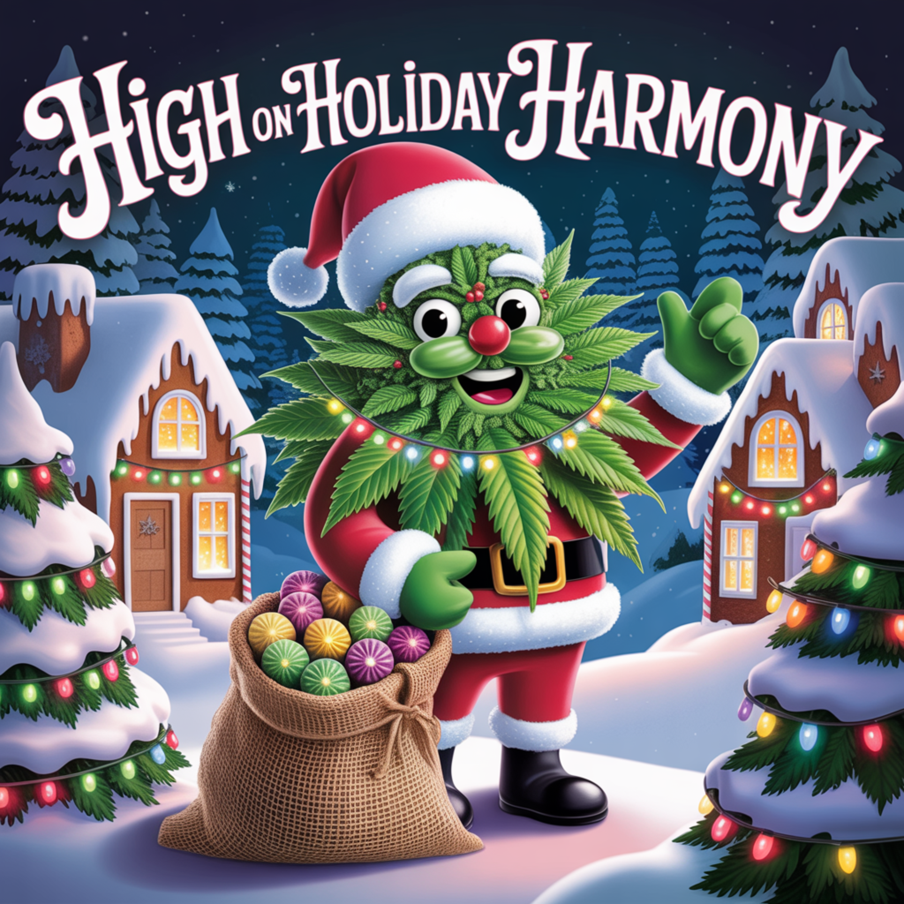 High on Holiday Harmony artwork