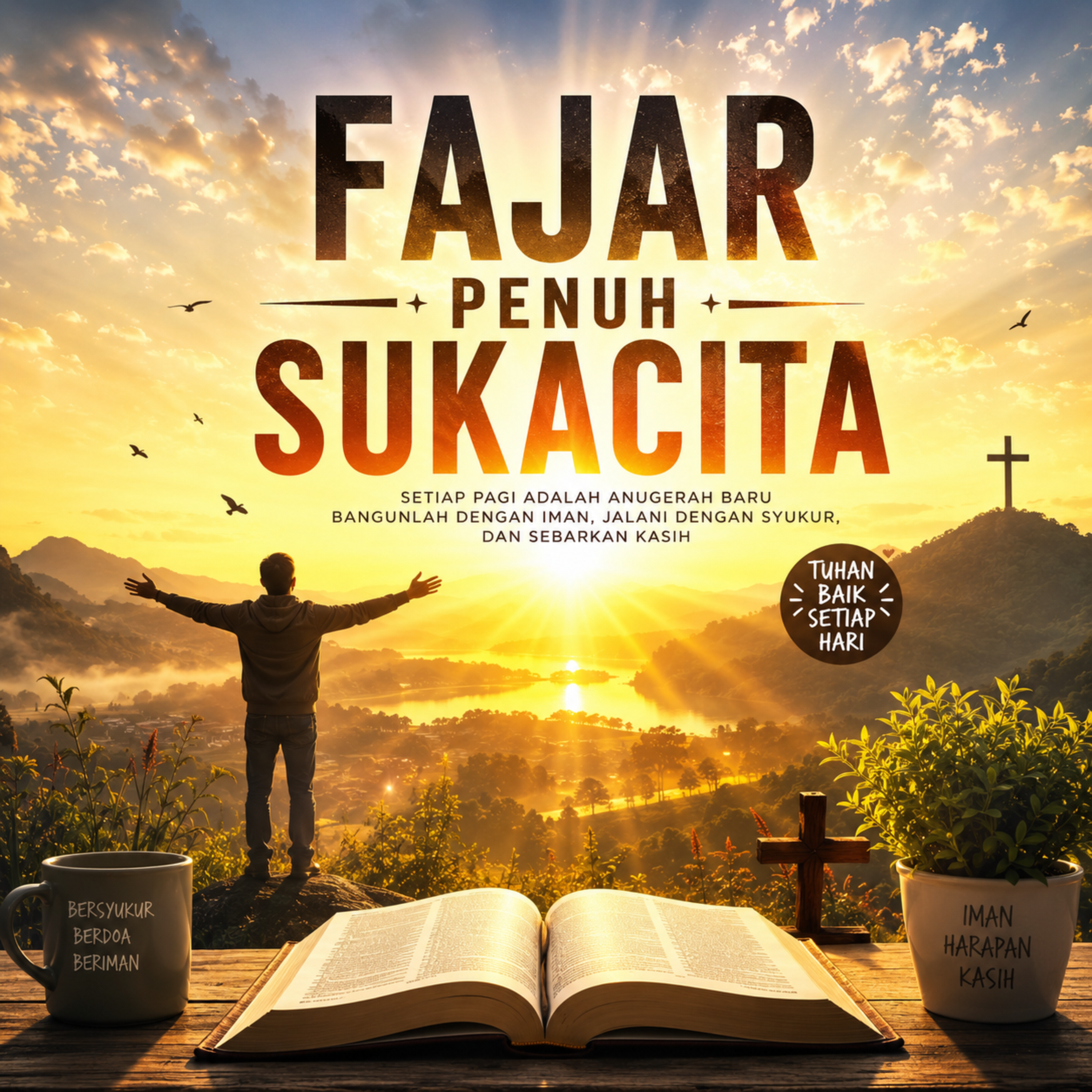 Fajar Penuh Sukacita by PUJI WORSHIP cover art