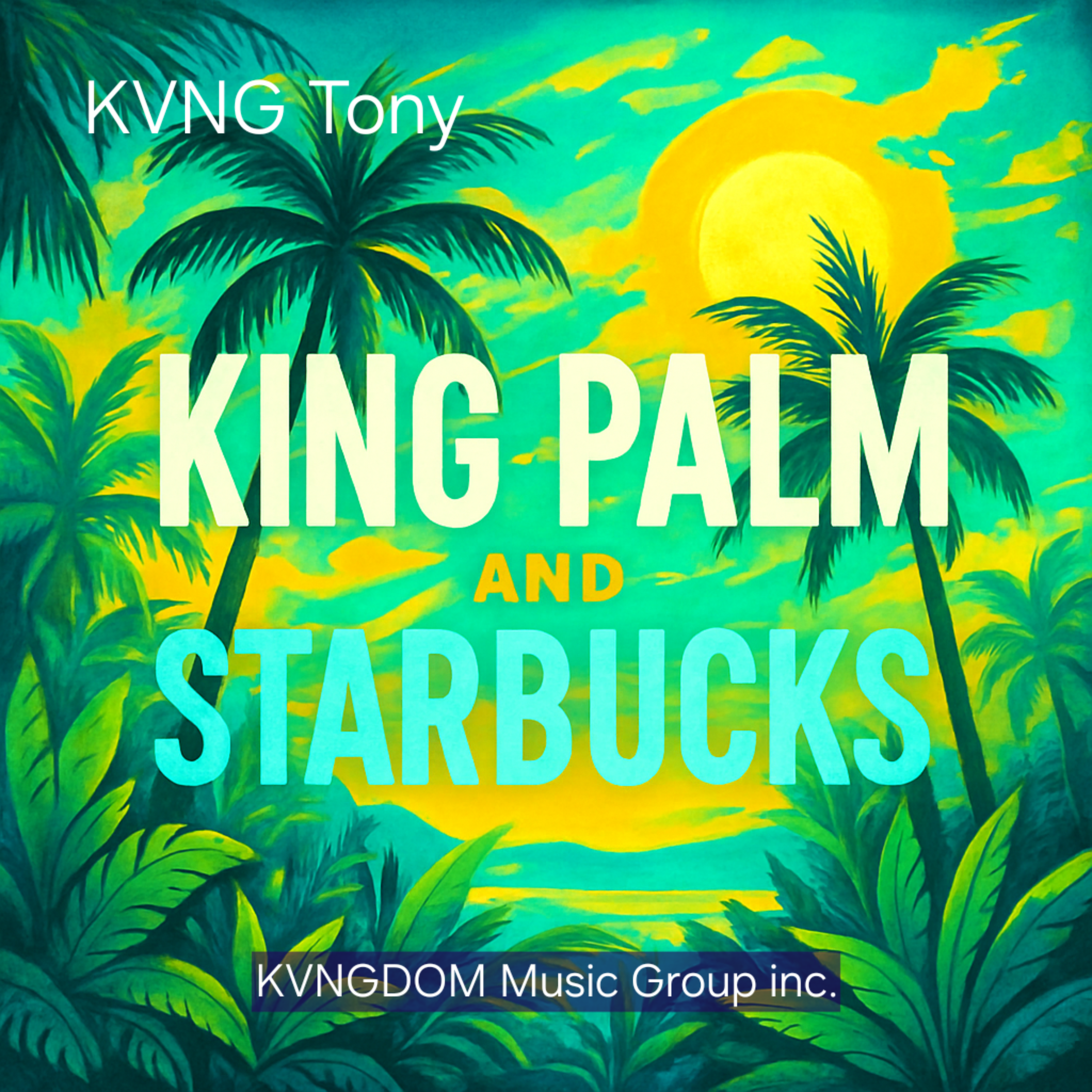 King Palm and Starbucks artwork