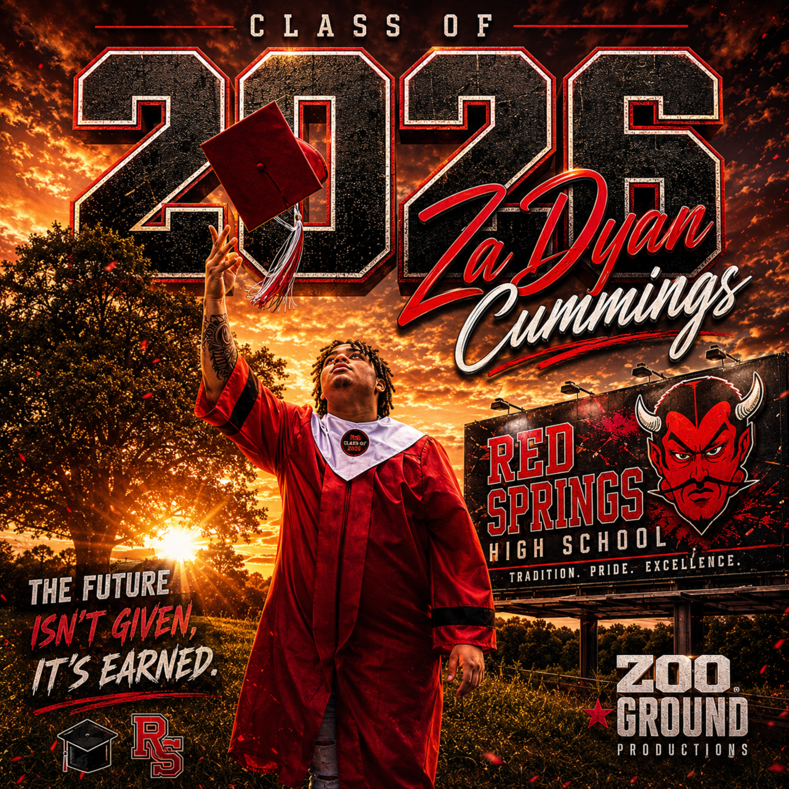 Red Springs Class of 2026 by Zoo Ground productions cover art