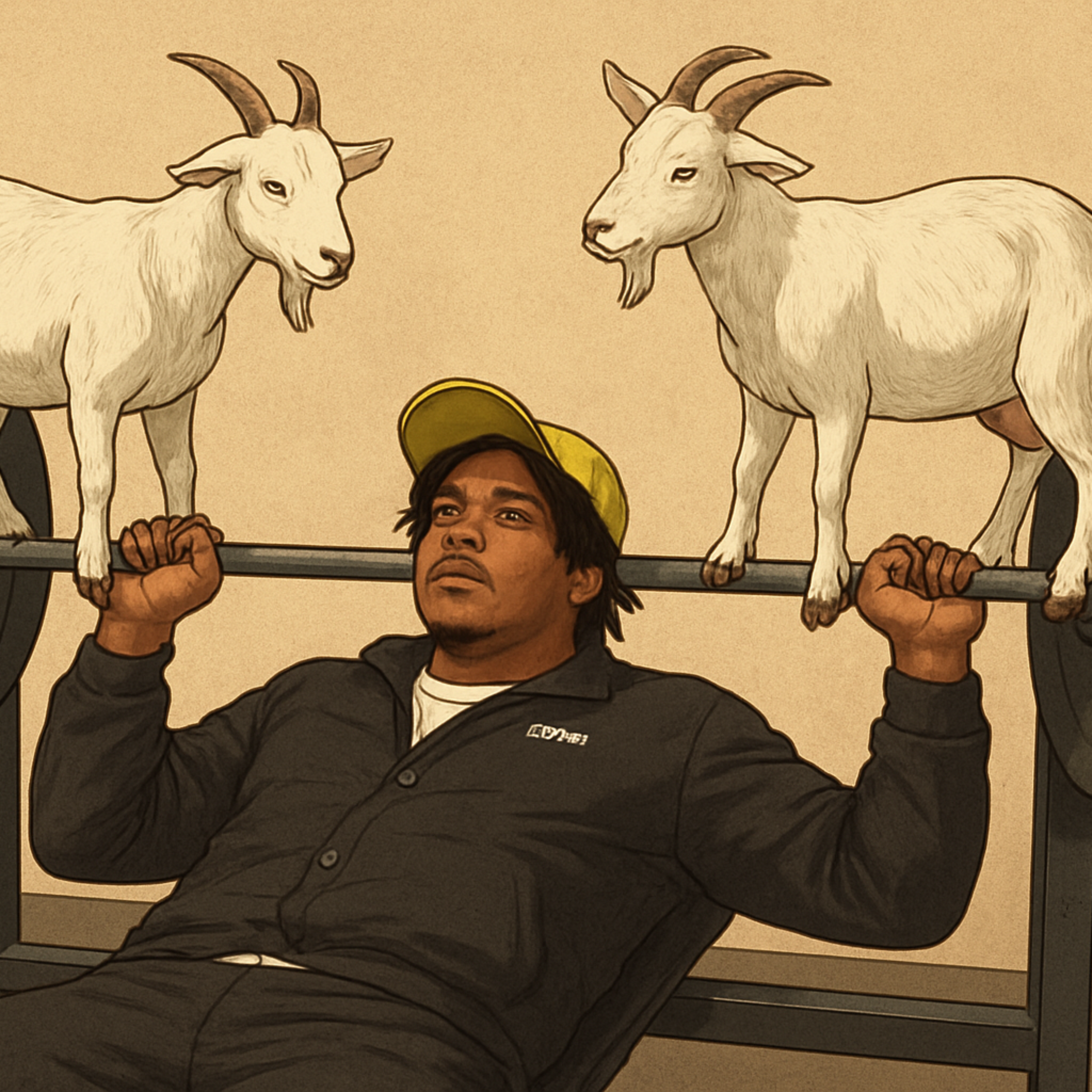 Bench Pressin artwork