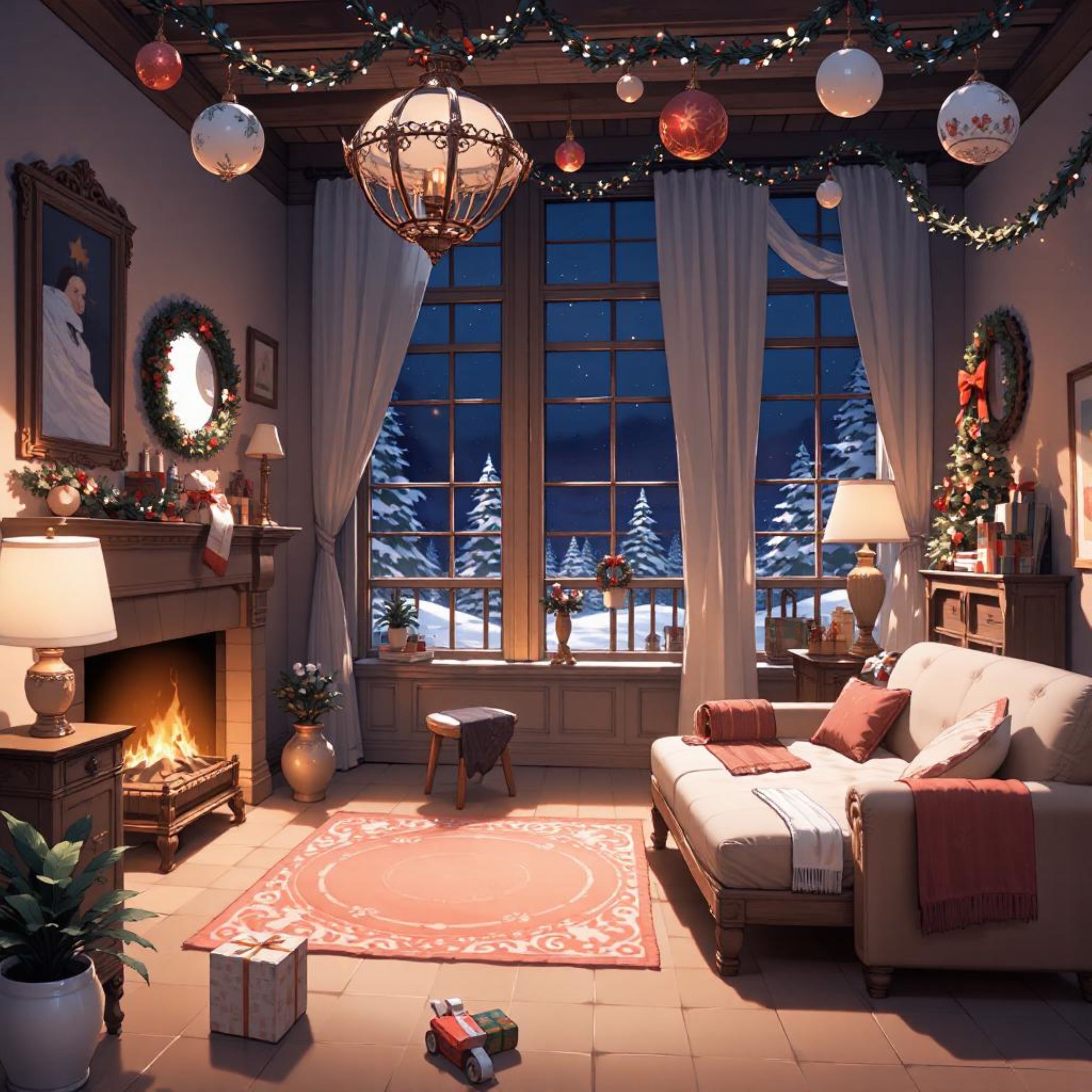 My Christmas LoFi Room artwork