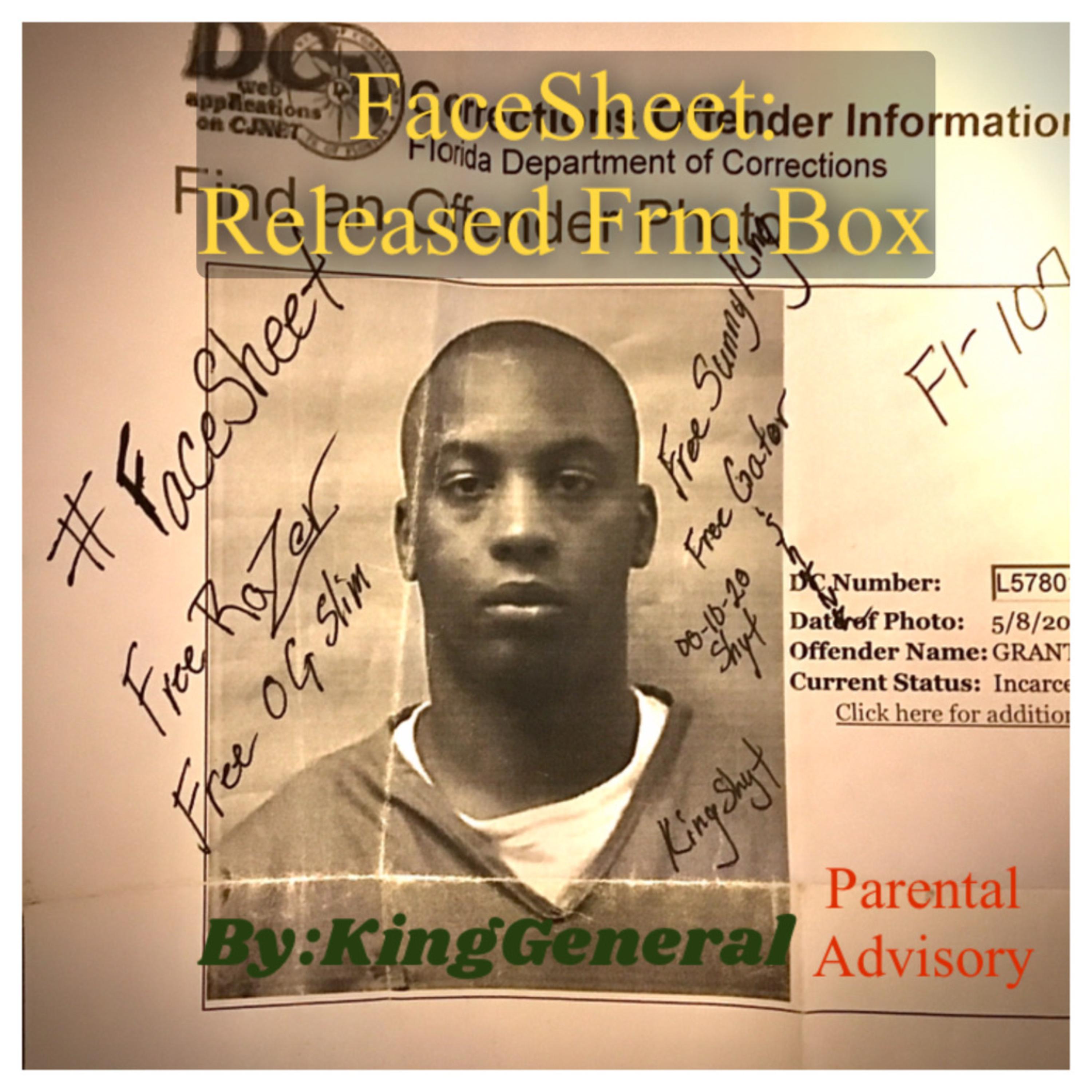 Facesheet: Released Frm Box artwork