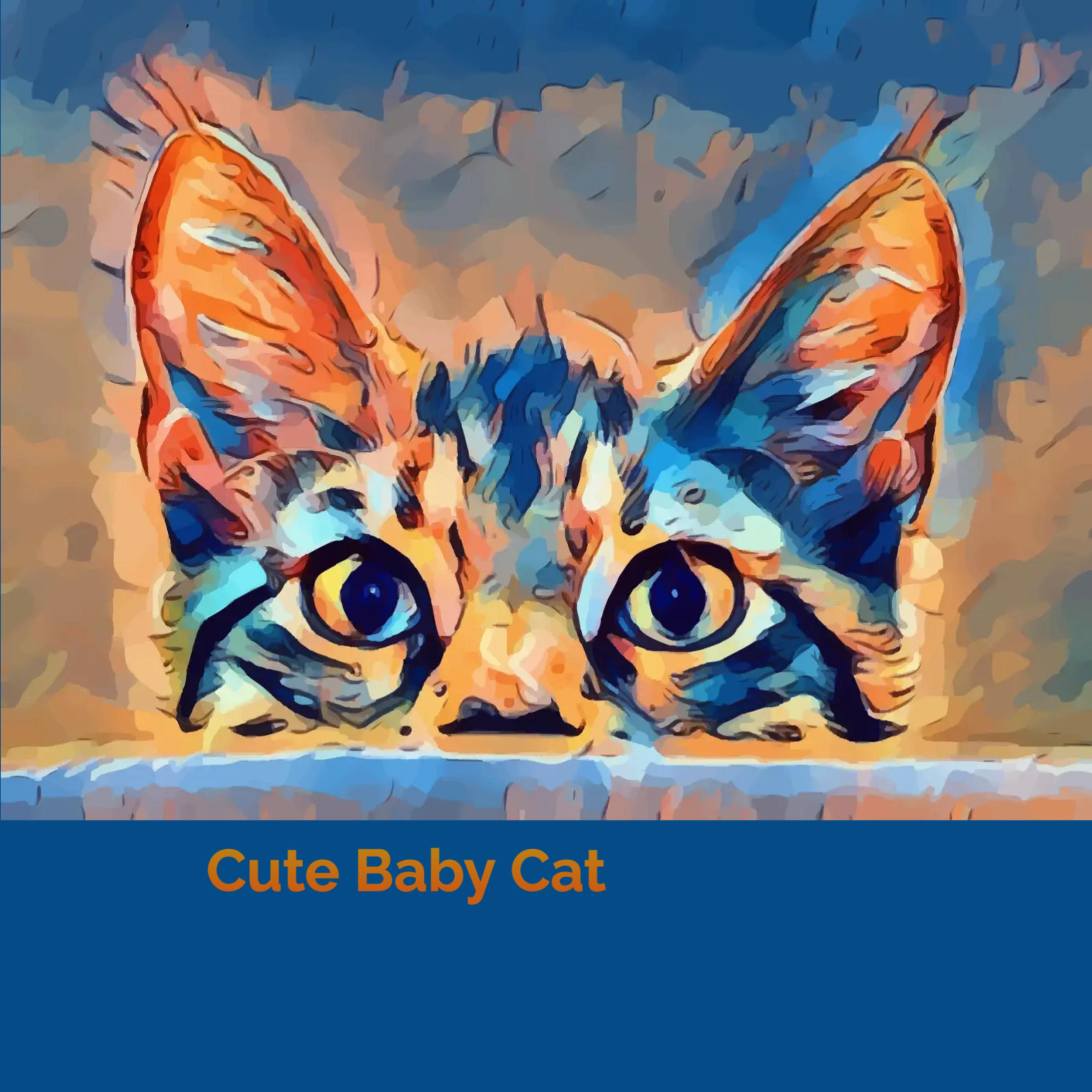 Cute Baby Cat artwork