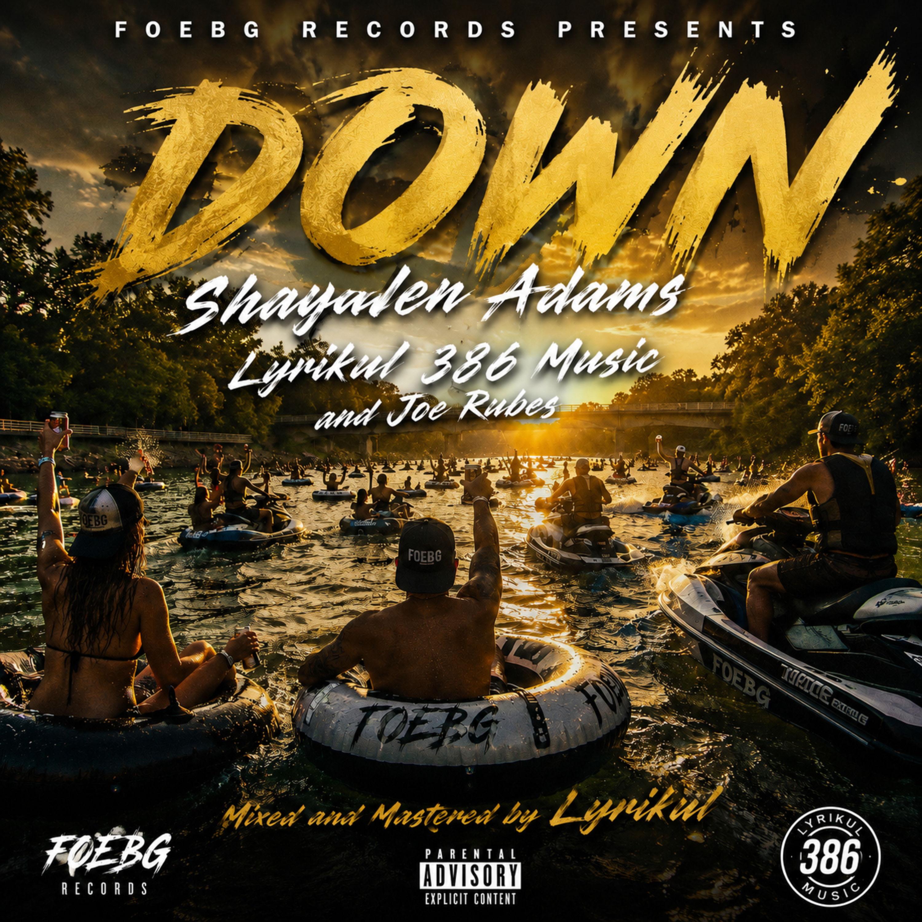 DOWN (Down By The River) by Shayden Adams cover art
