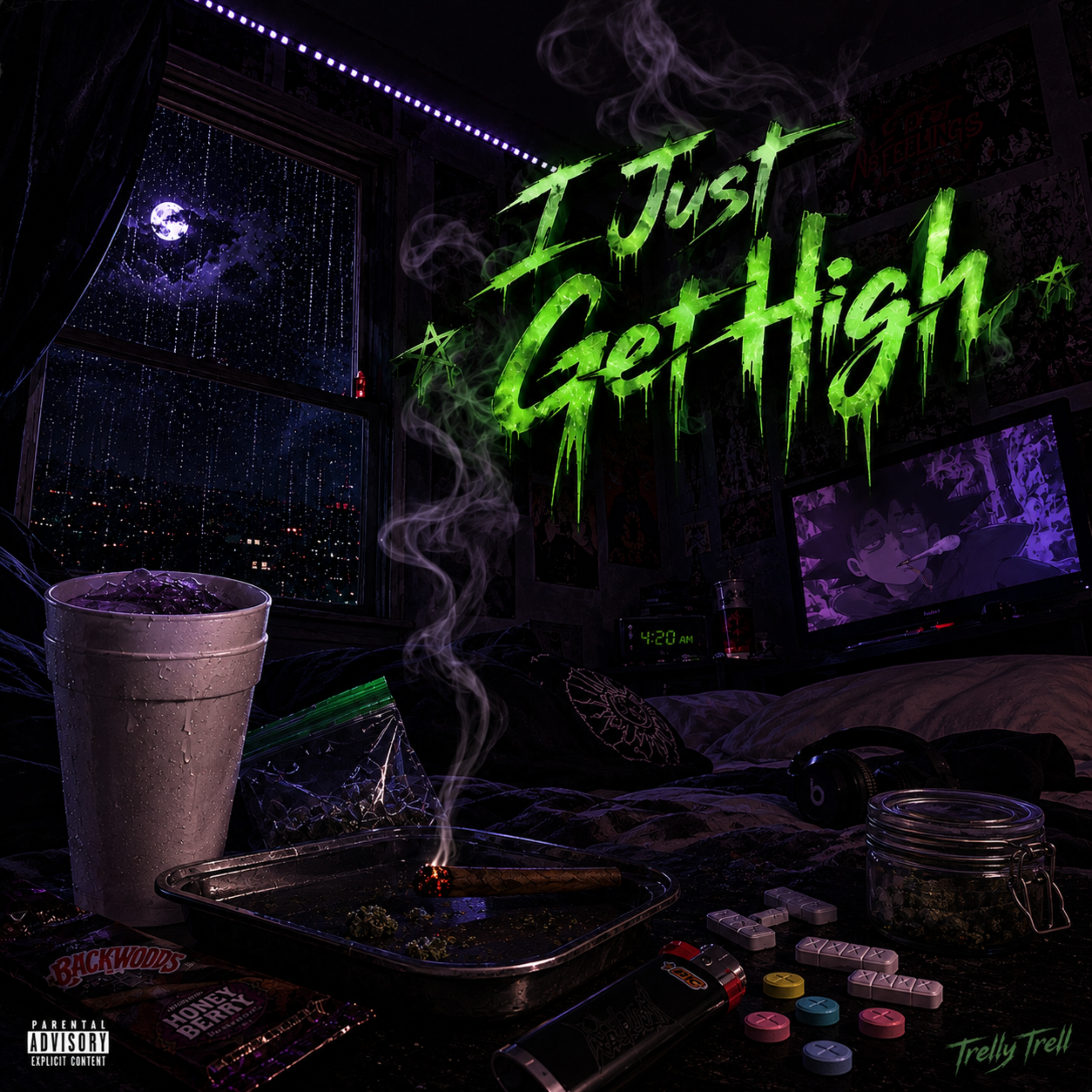 I Just Get High by Trelly Trell cover art