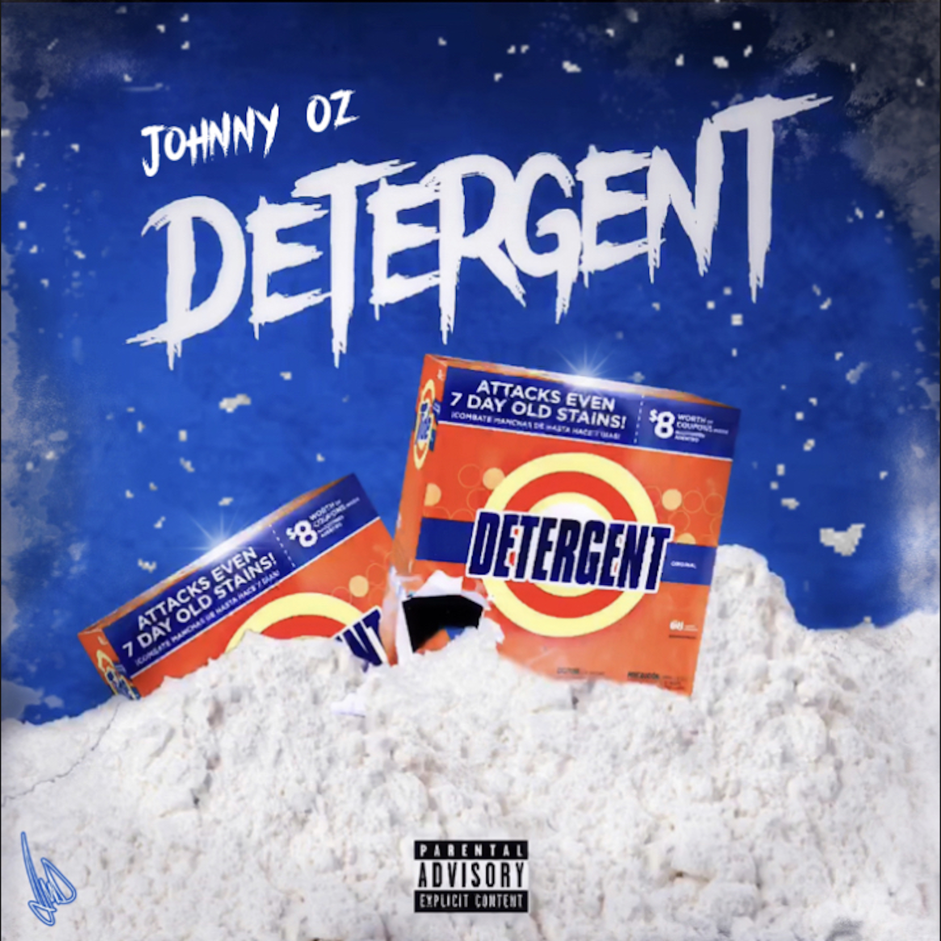 Detergent artwork