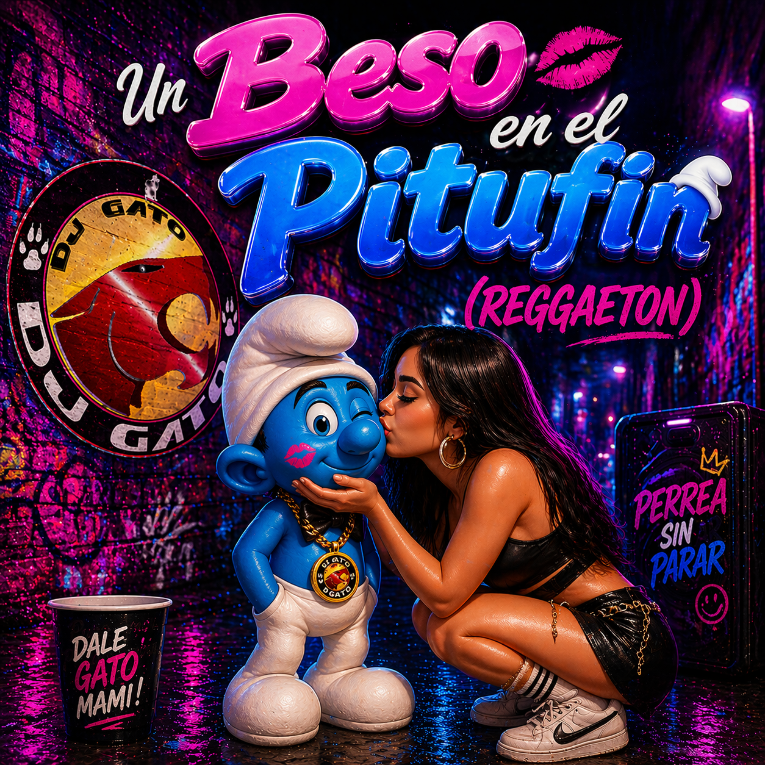Un Beso en el Pitufín artwork