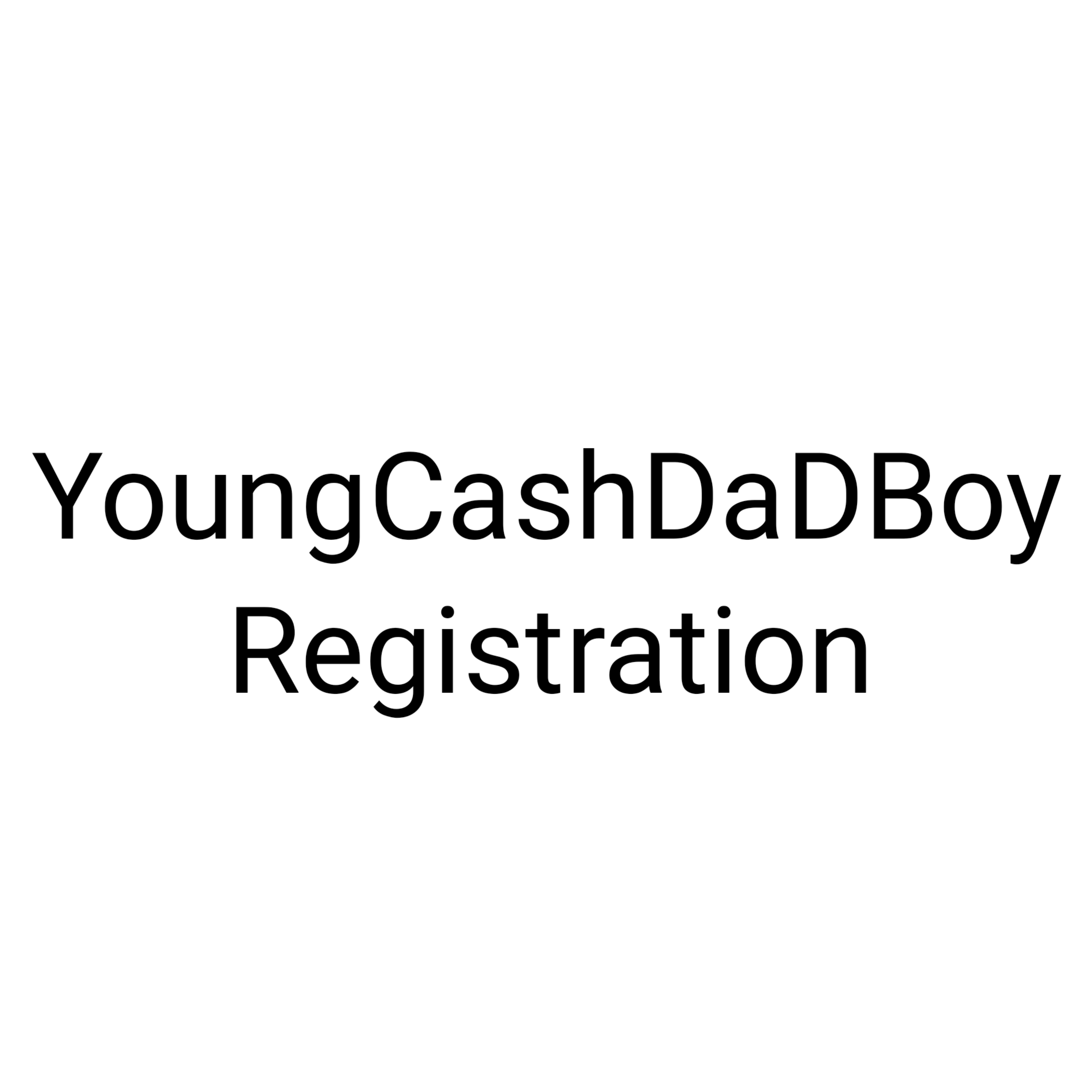 Registration artwork