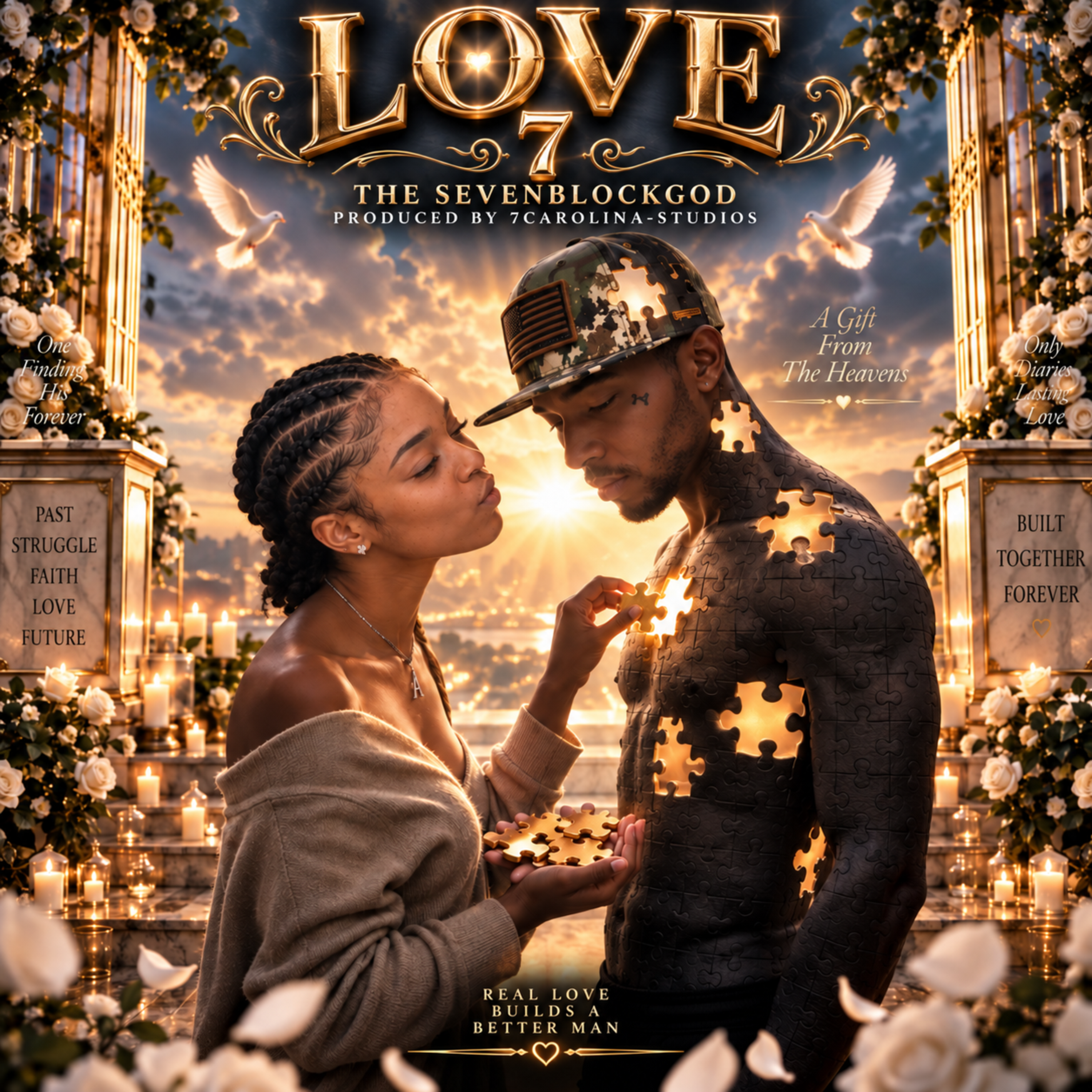 LOVE. by 7 THE SEVENBLOCKGOD cover art