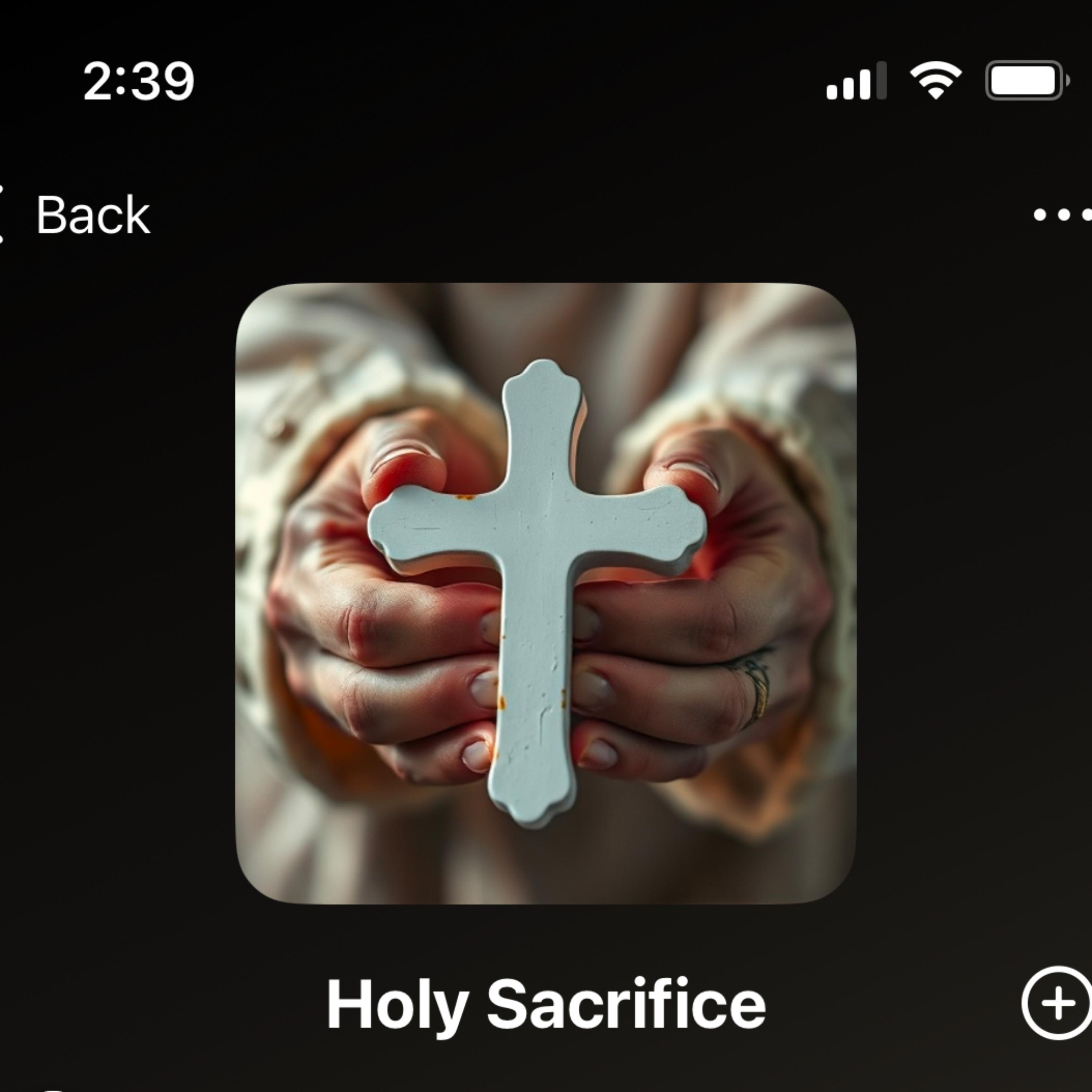 Holy Sacrifice artwork