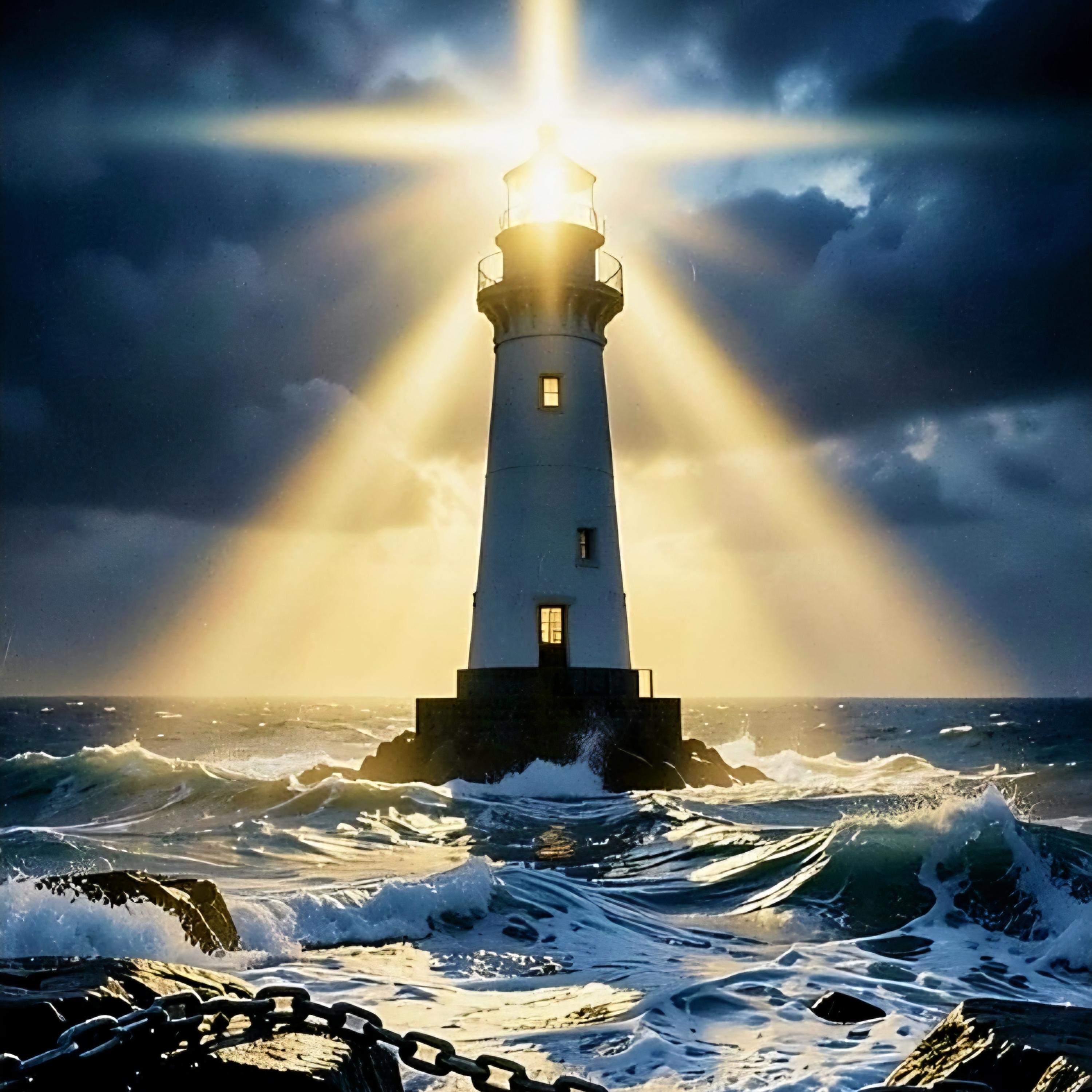 Luz en la tormenta artwork