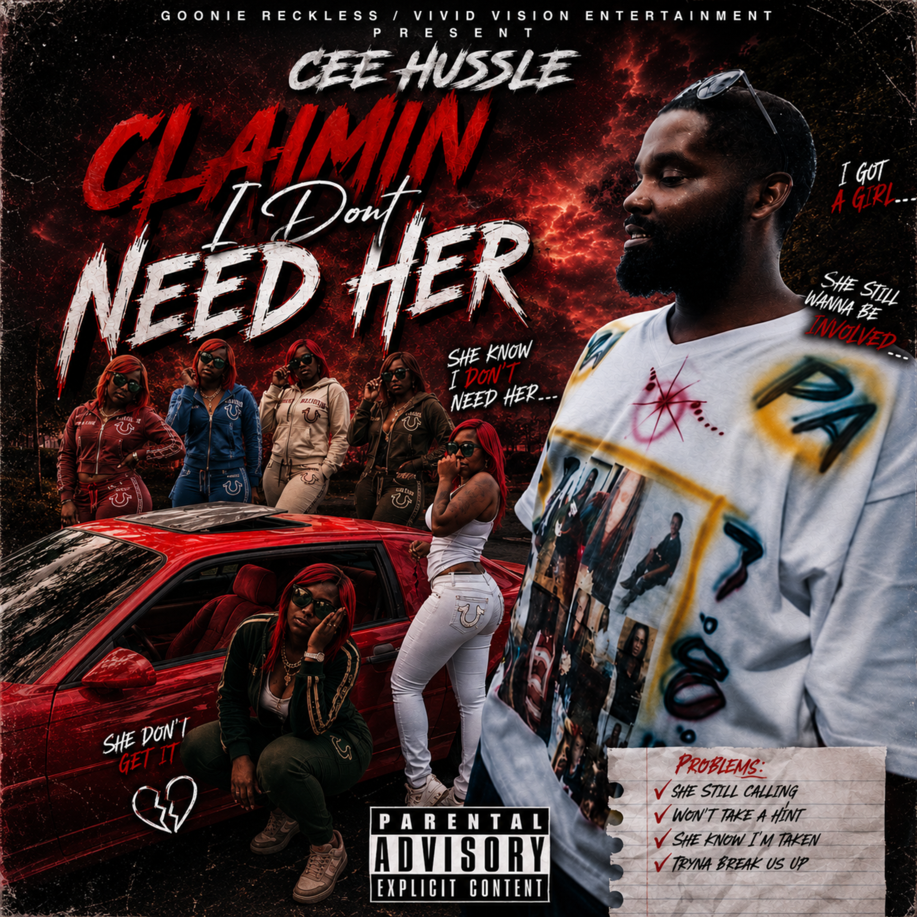 Claiming I Don’t Need Her by Cee Hussle cover art