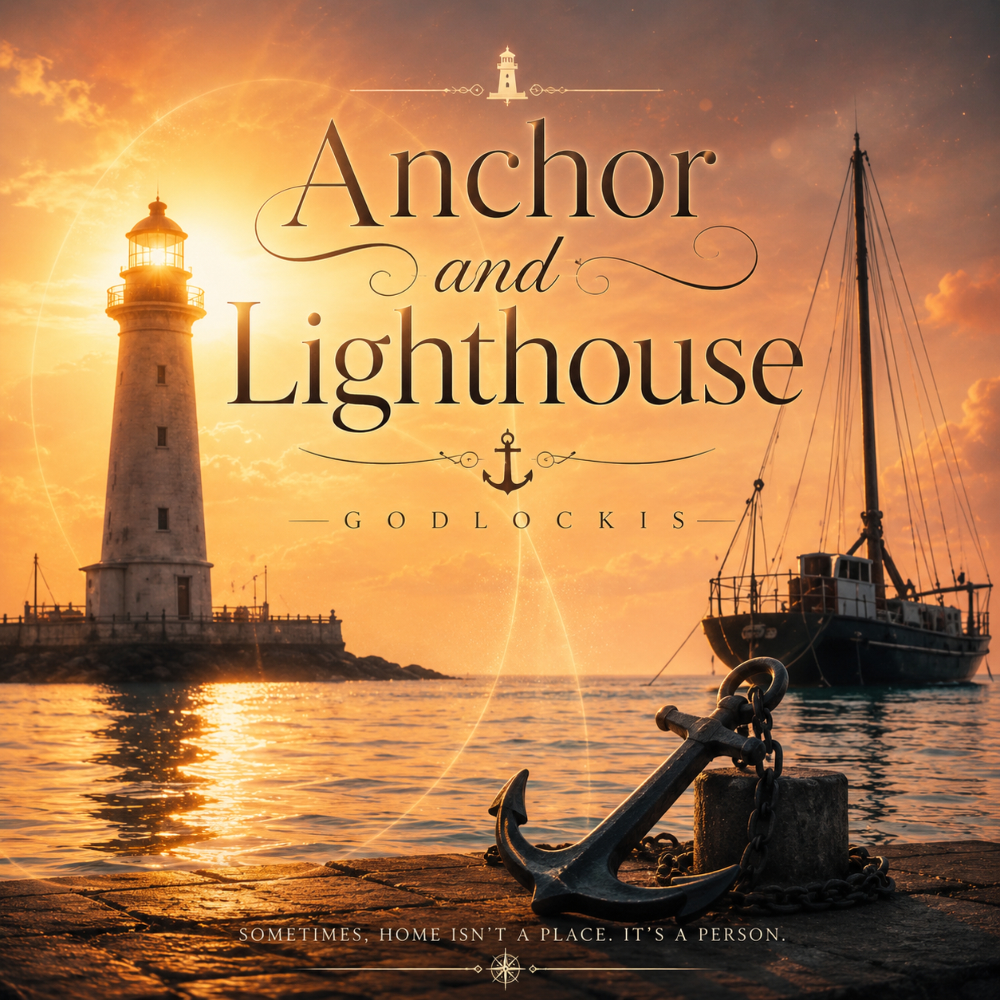 Anchor and Lighthouse by Godlockis cover art