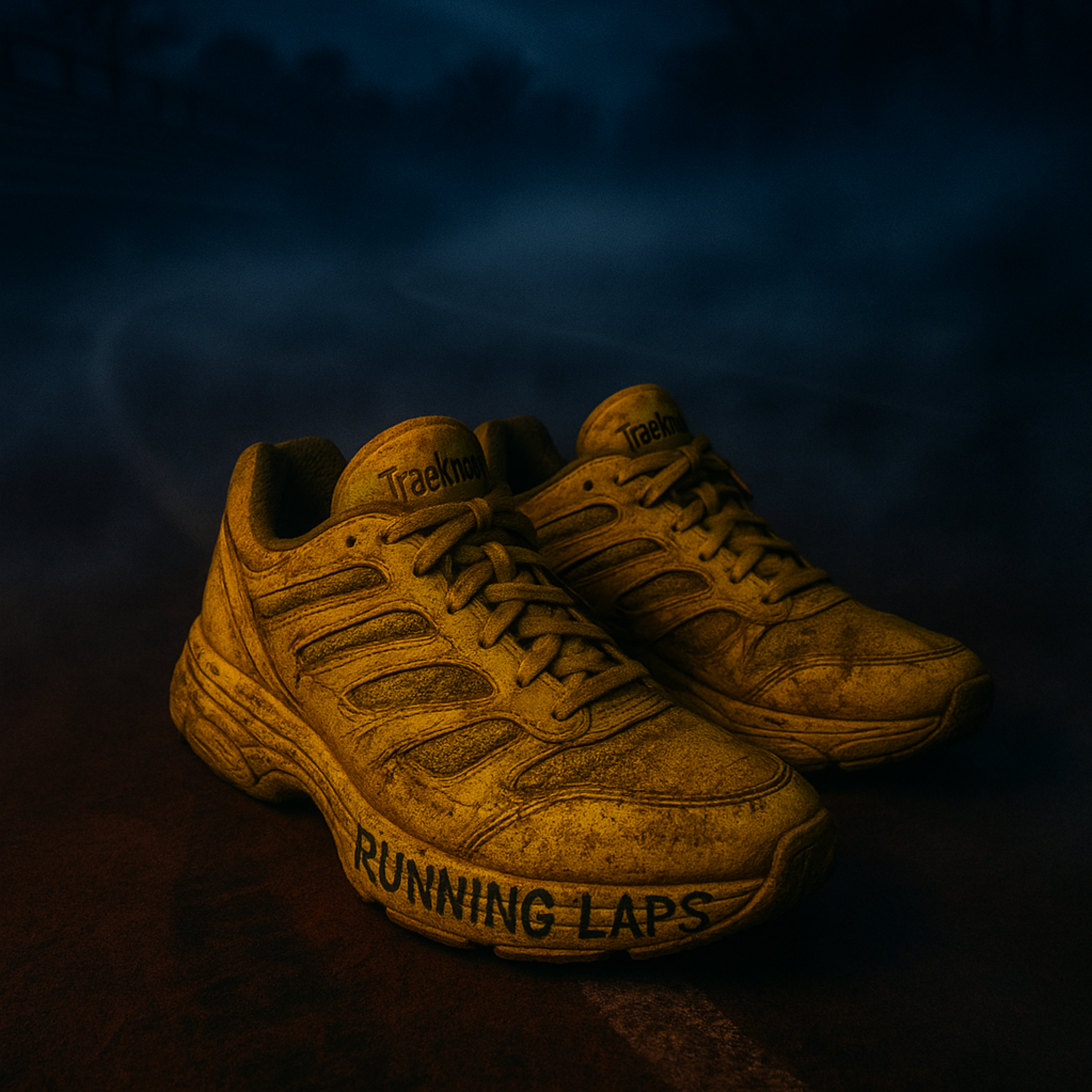 running laps artwork