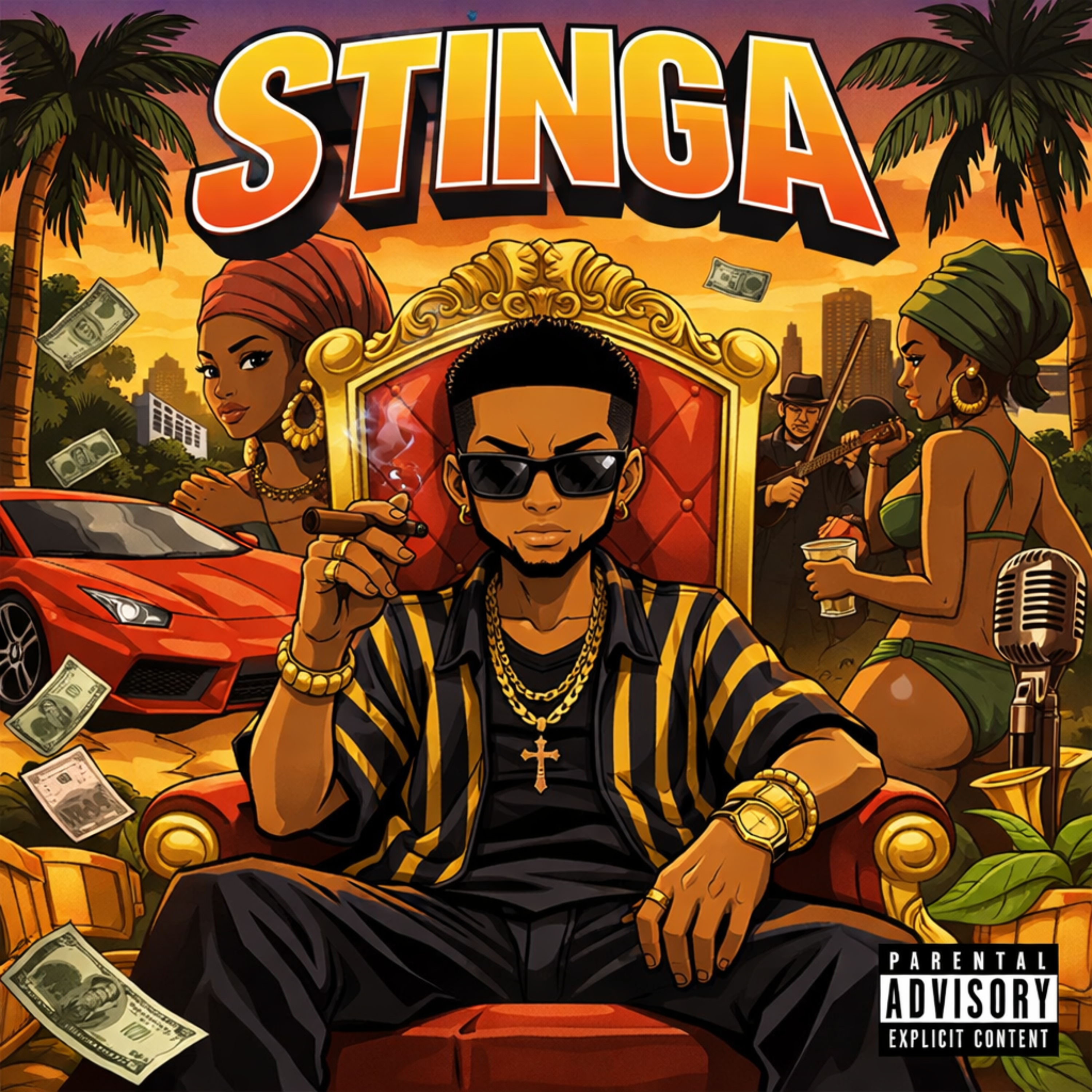 STINGA by J Brikk cover art