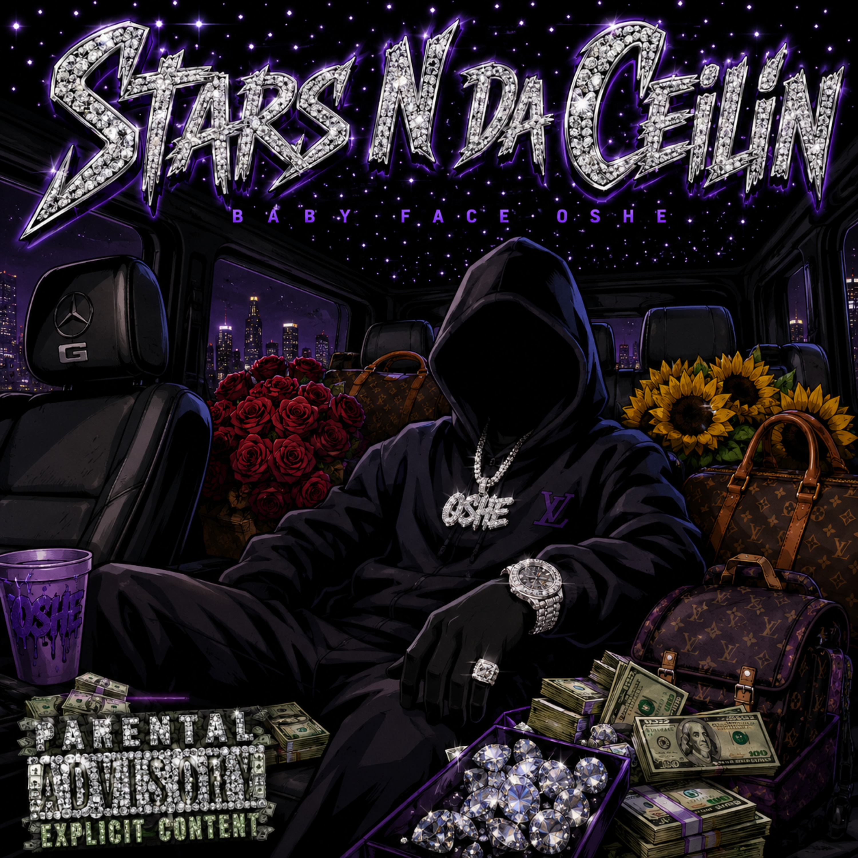 Stars N Da Ceilin by BabyFace Oshe cover art