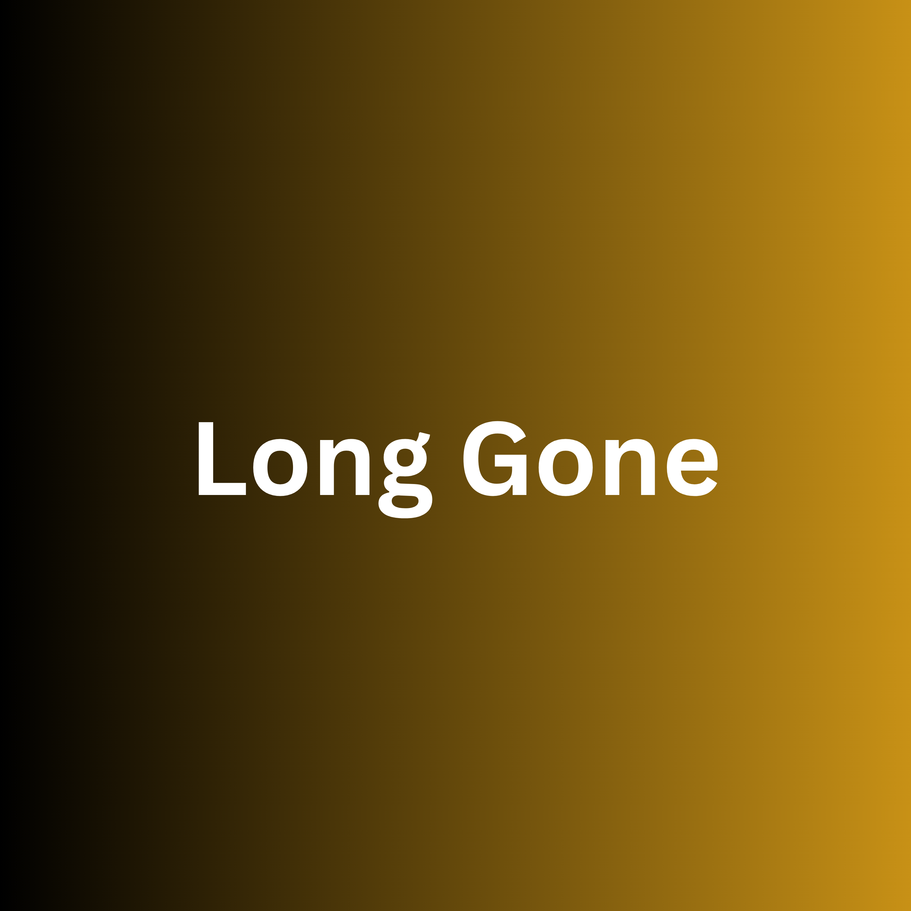 Long Gone artwork