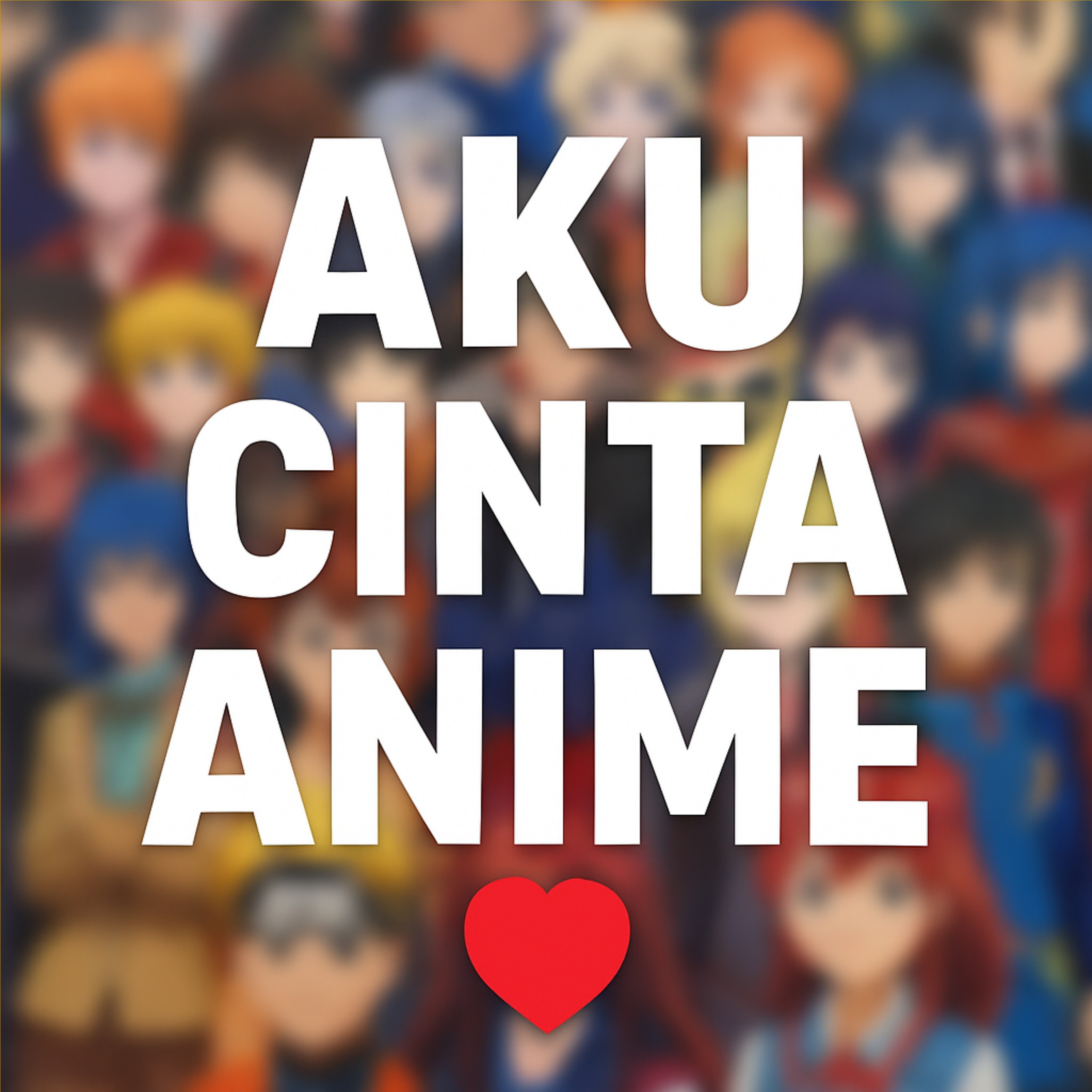 AKU CINTA ANIME artwork