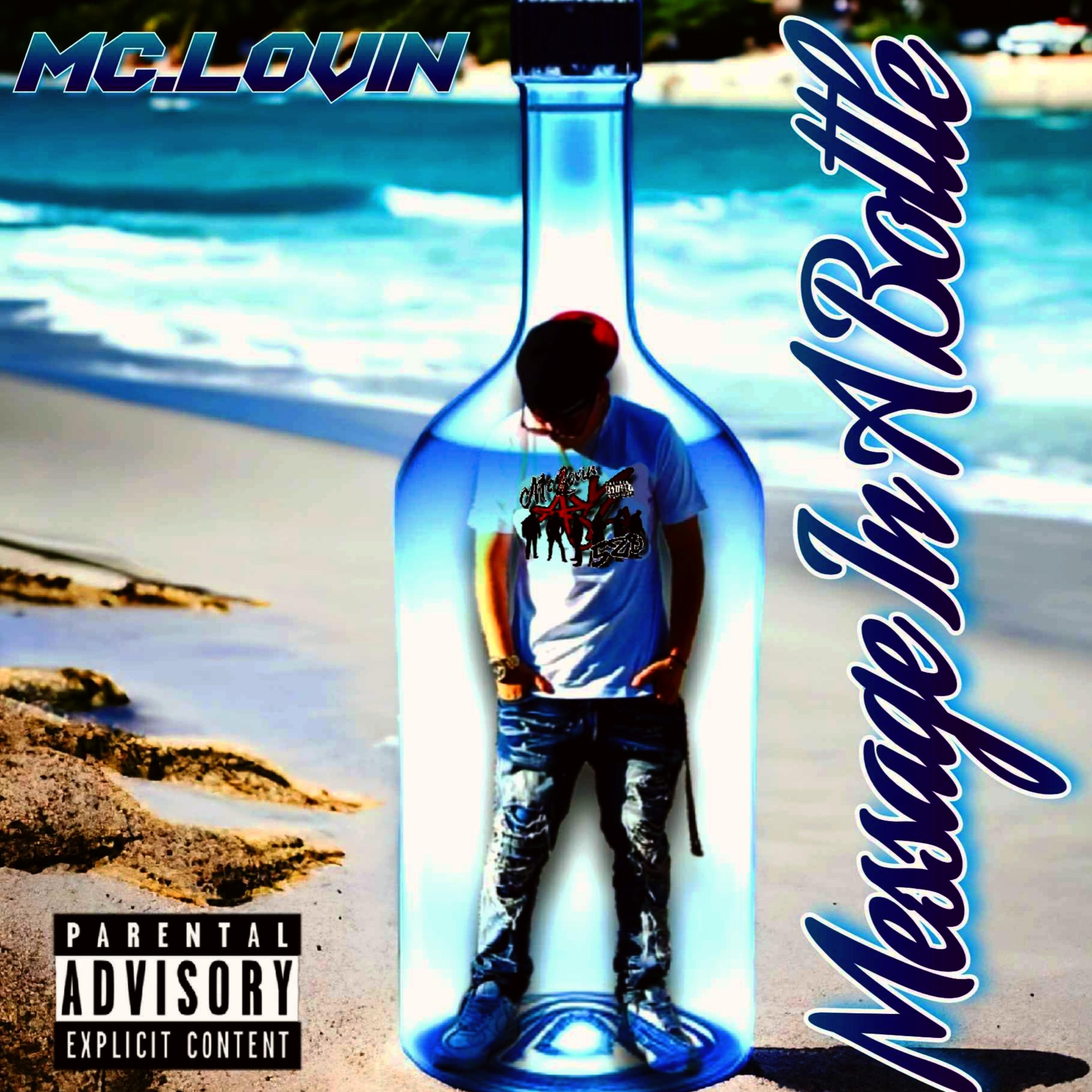 Message in a bottle artwork
