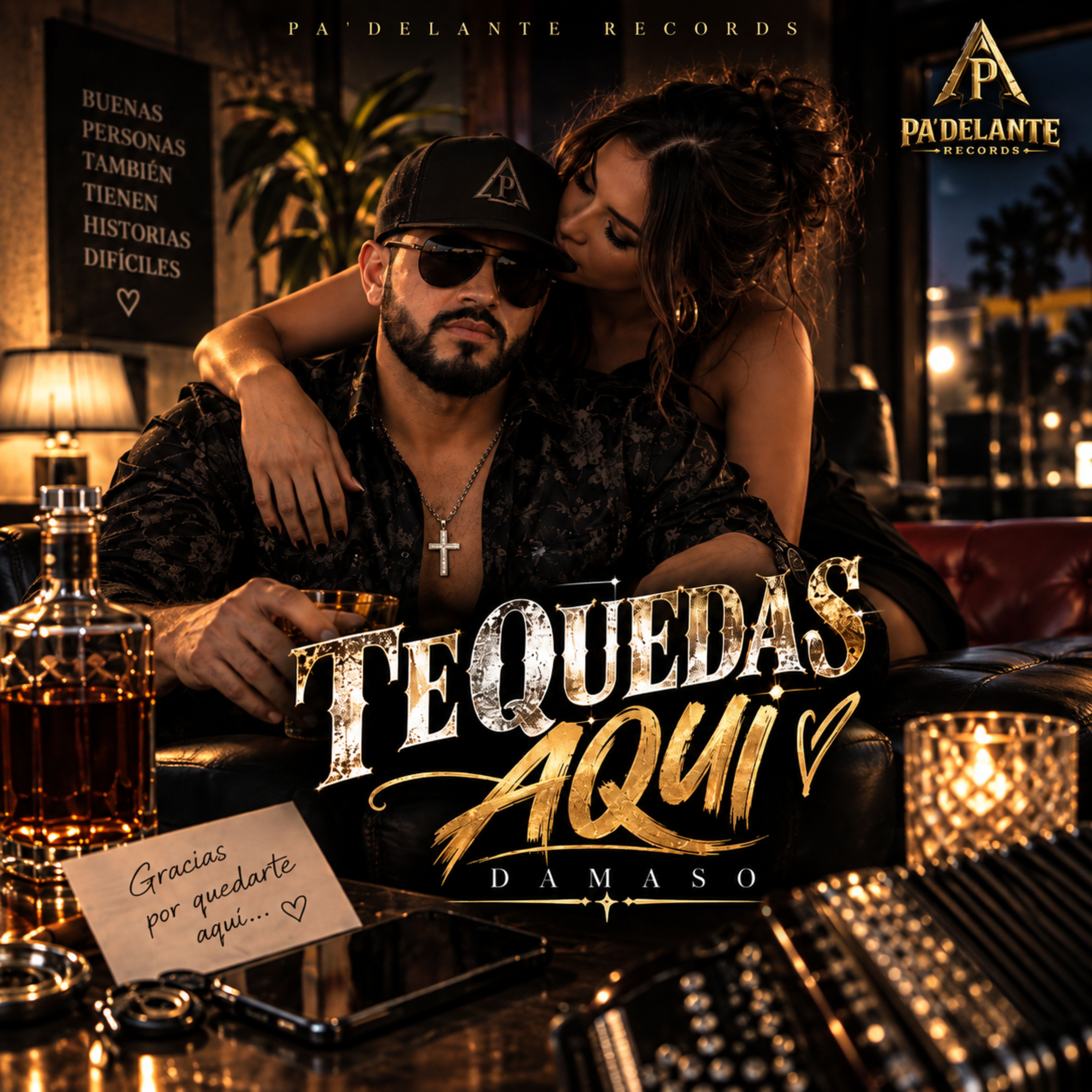 Te Quedas Aquí by DÁMASO cover art