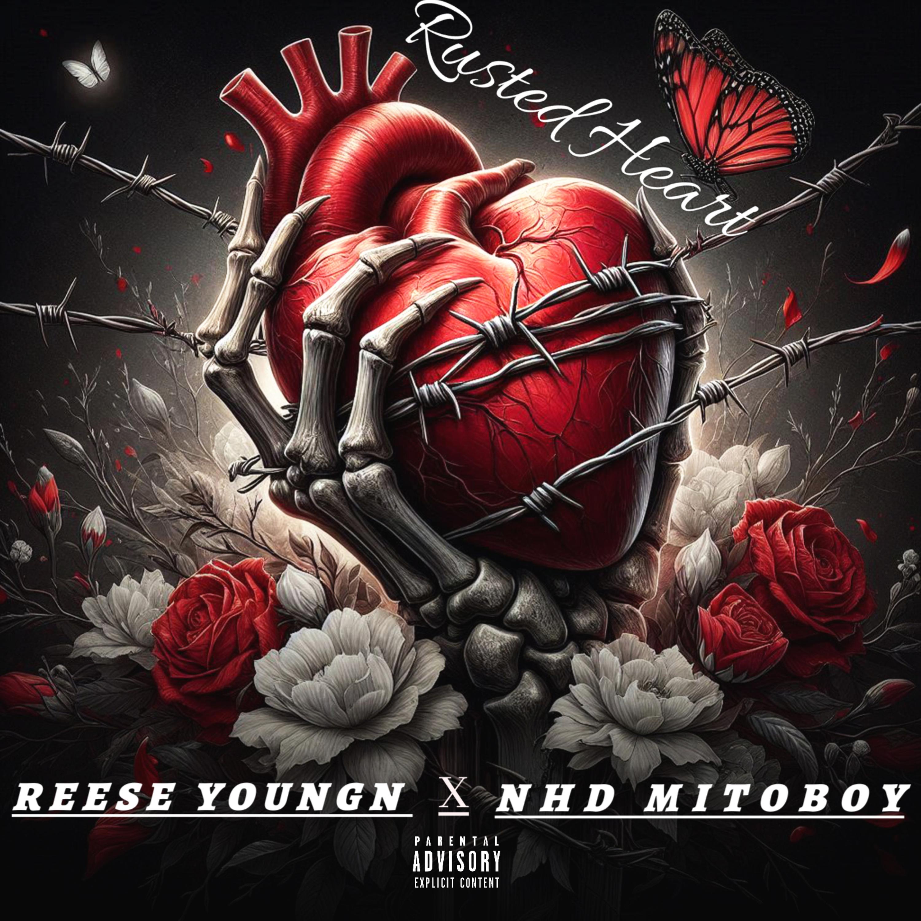 rusted heart artwork