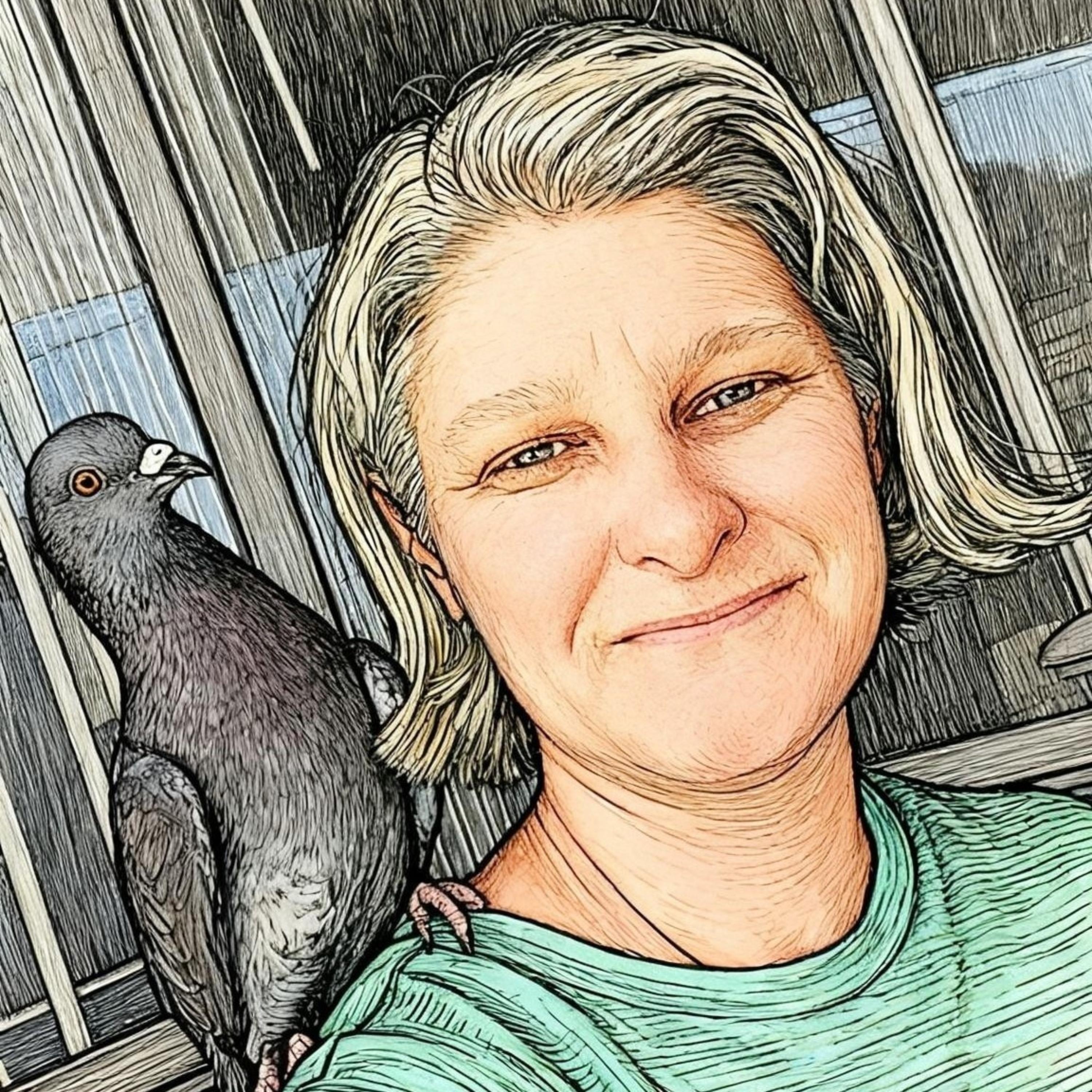 Why Not Welcome A Pigeon Friend by DownBurst Media Music cover art