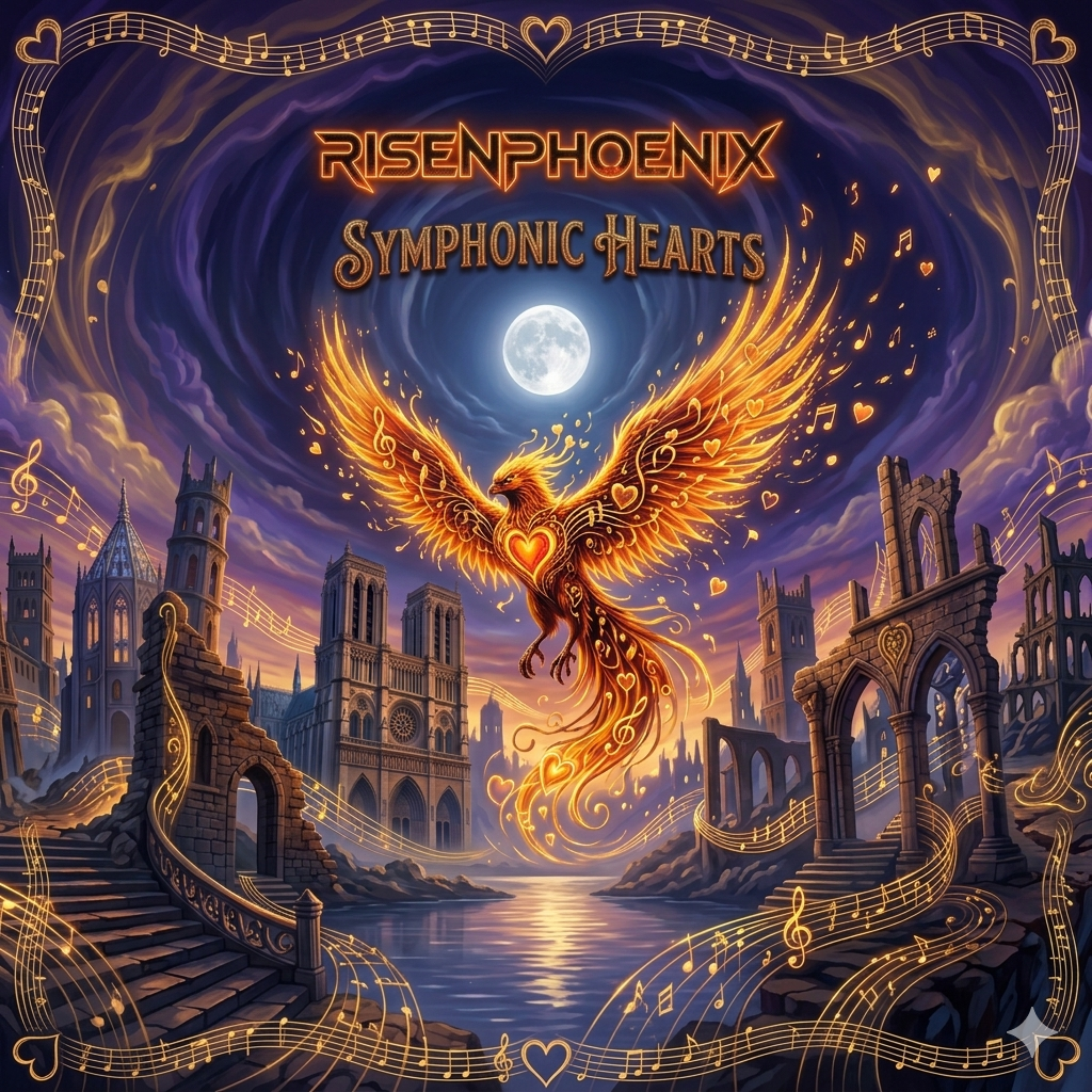 Symphonic Hearts by RisenPhoeniX cover art