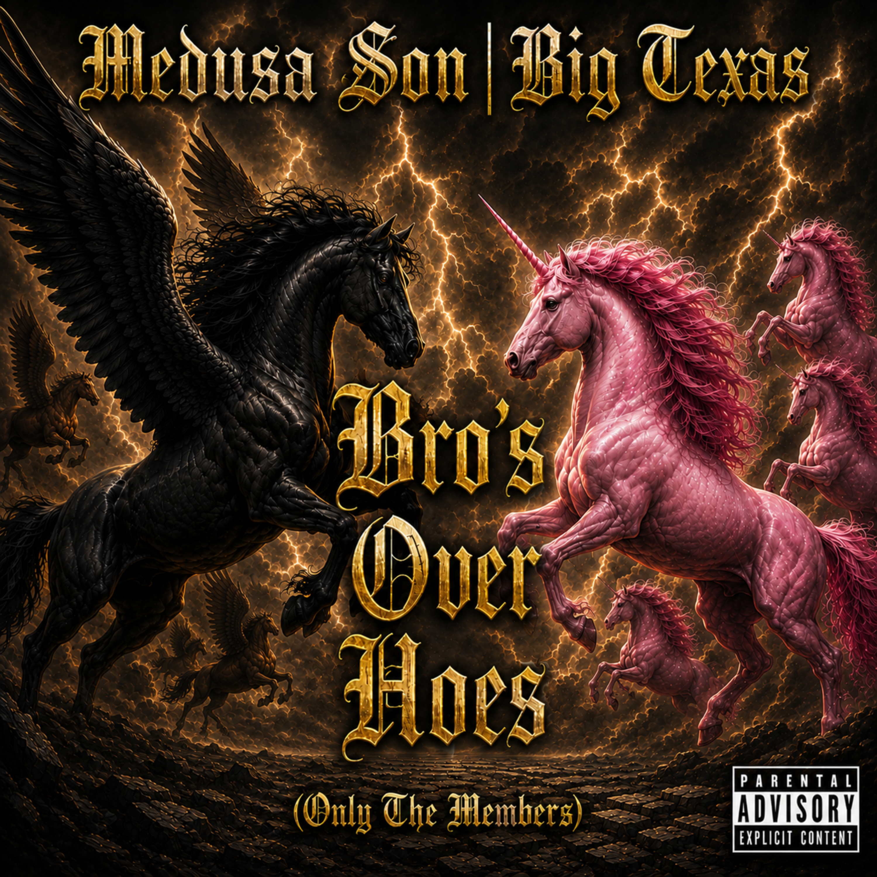 Bro’s Over Hoes (Only The Members) by Medusa Son cover art